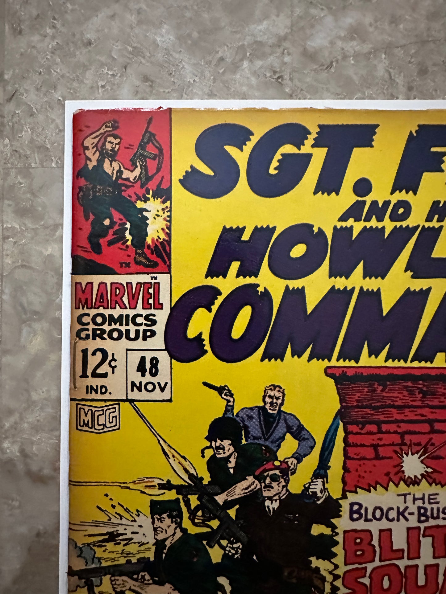 Sgt Fury #48 FN- 5.5 (Marvel Comics 1968) - Higher Grade with tanning