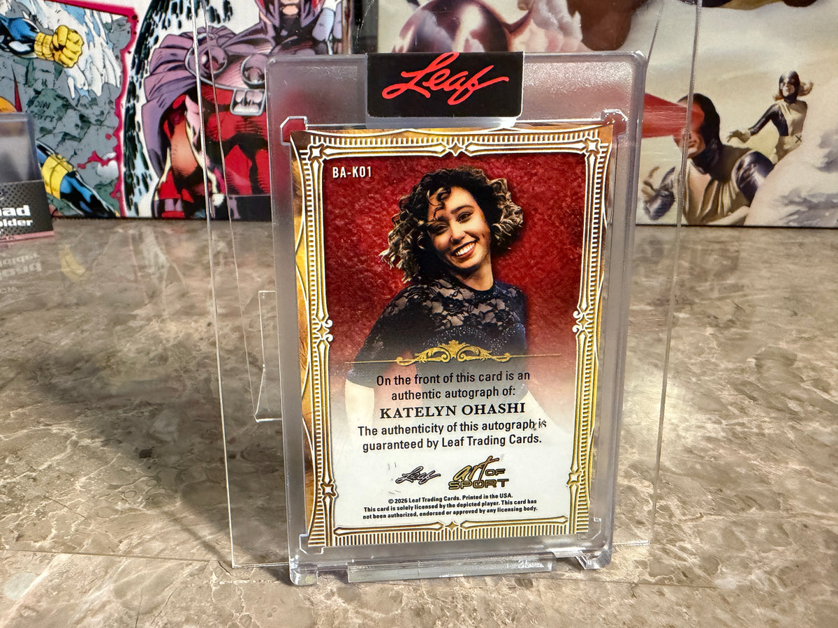 Katelyn Ohashi 2026 Leaf Art of Sport Base Auto Platinum /7