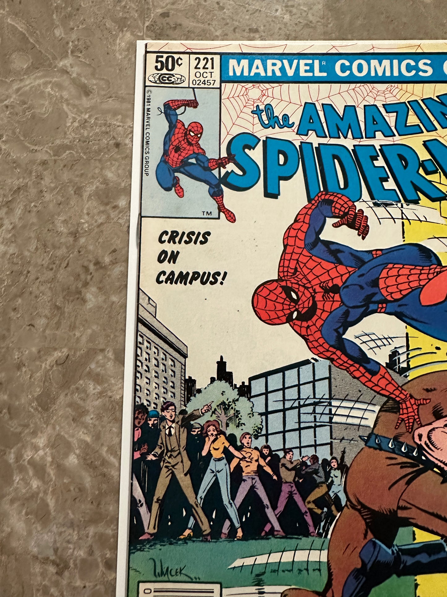 Amazing Spider-Man #221 Newsstand VF 8.0 (1980 Marvel)