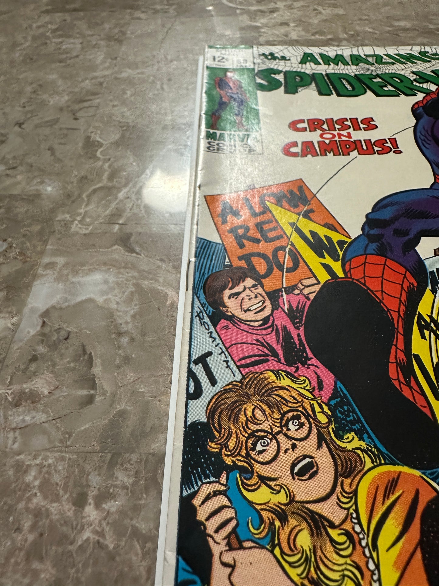 Amazing Spider-Man #68 FN+ 6.5 (1969 Marvel Comics) - White cover