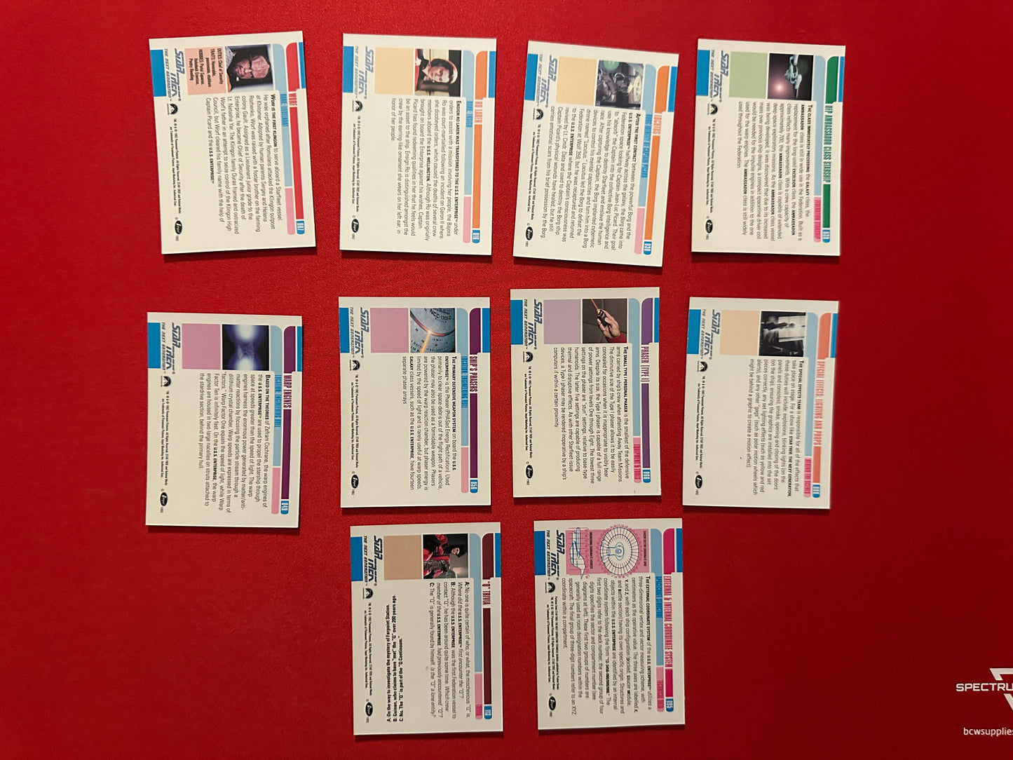 Star Trek Trading Card Lot of 31 Cards - 1993 Skybox Master/1992 Paramount