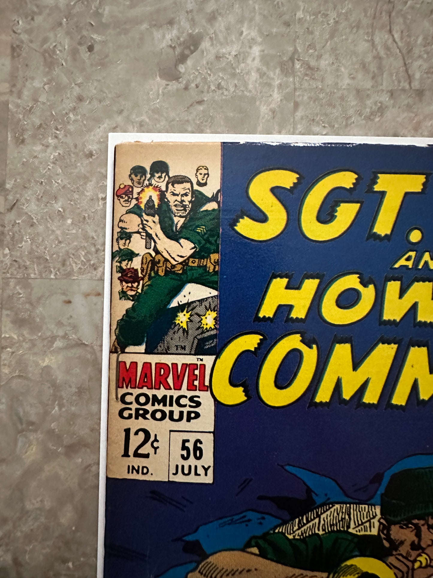 Sgt Fury #56 FN- 5.5 (Marvel Comics 1968)