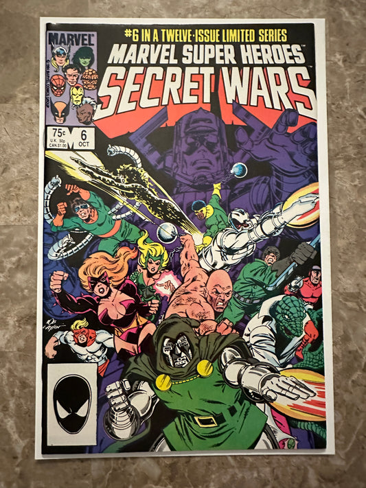 Marvel Super Heroes: Secret Wars #6 VF 8.0-8.5 (Marvel Comics 1984)