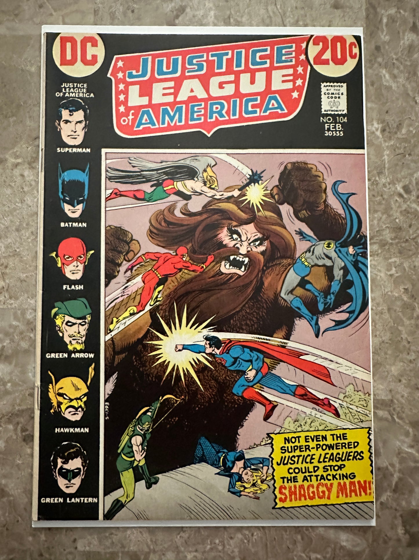Justice League of America #104 FN+ 6.5 (1973 DC Comics)