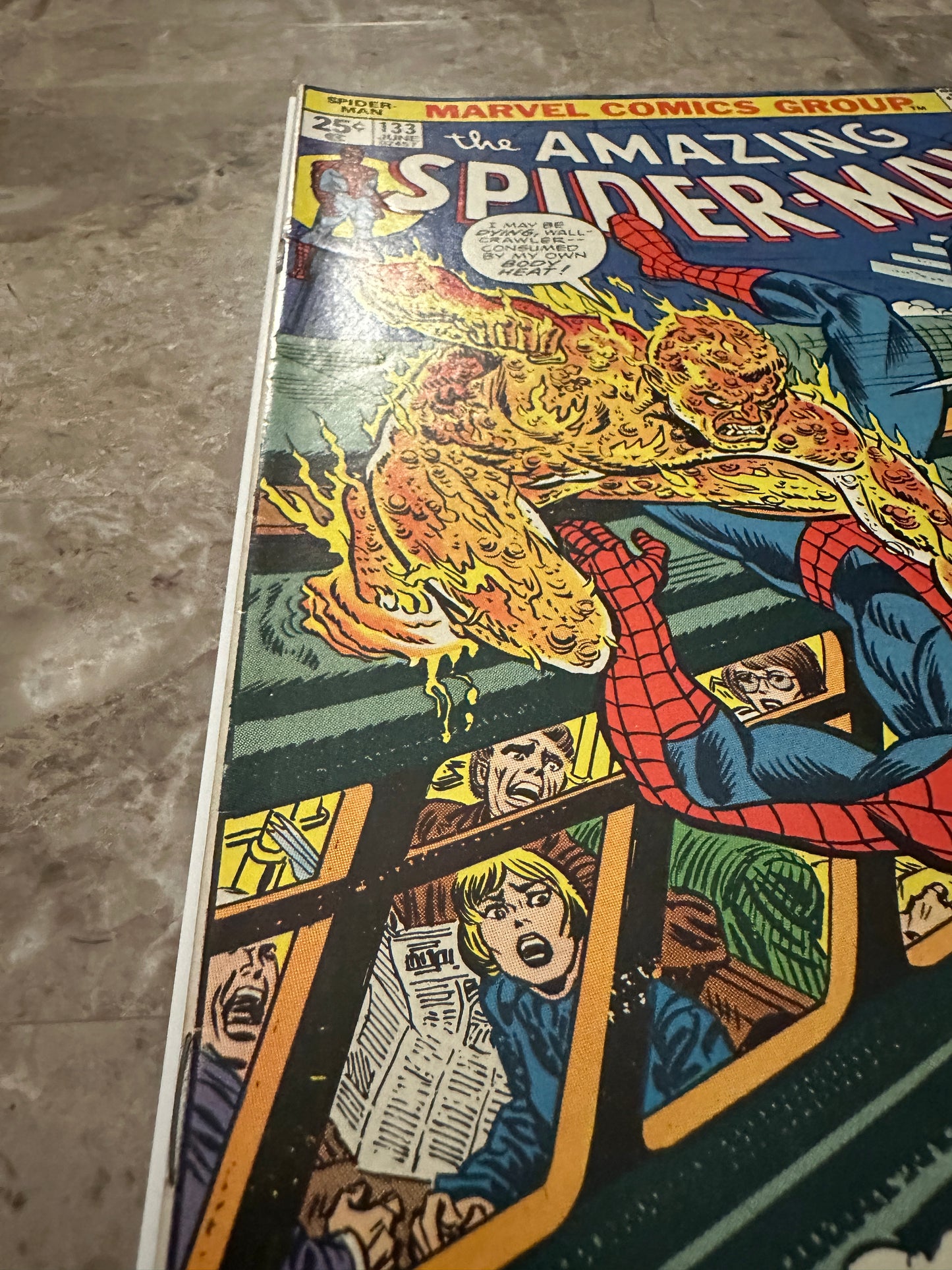 Amazing Spider-Man #133 FN+ 6.5 (1974 Marvel Comics)
