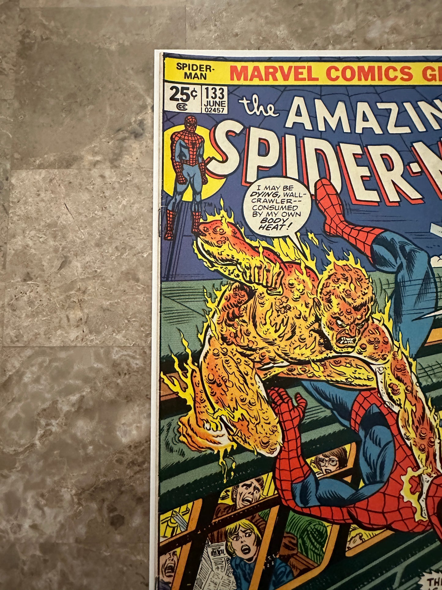 Amazing Spider-Man #133 FN+ 6.5 (1974 Marvel Comics)