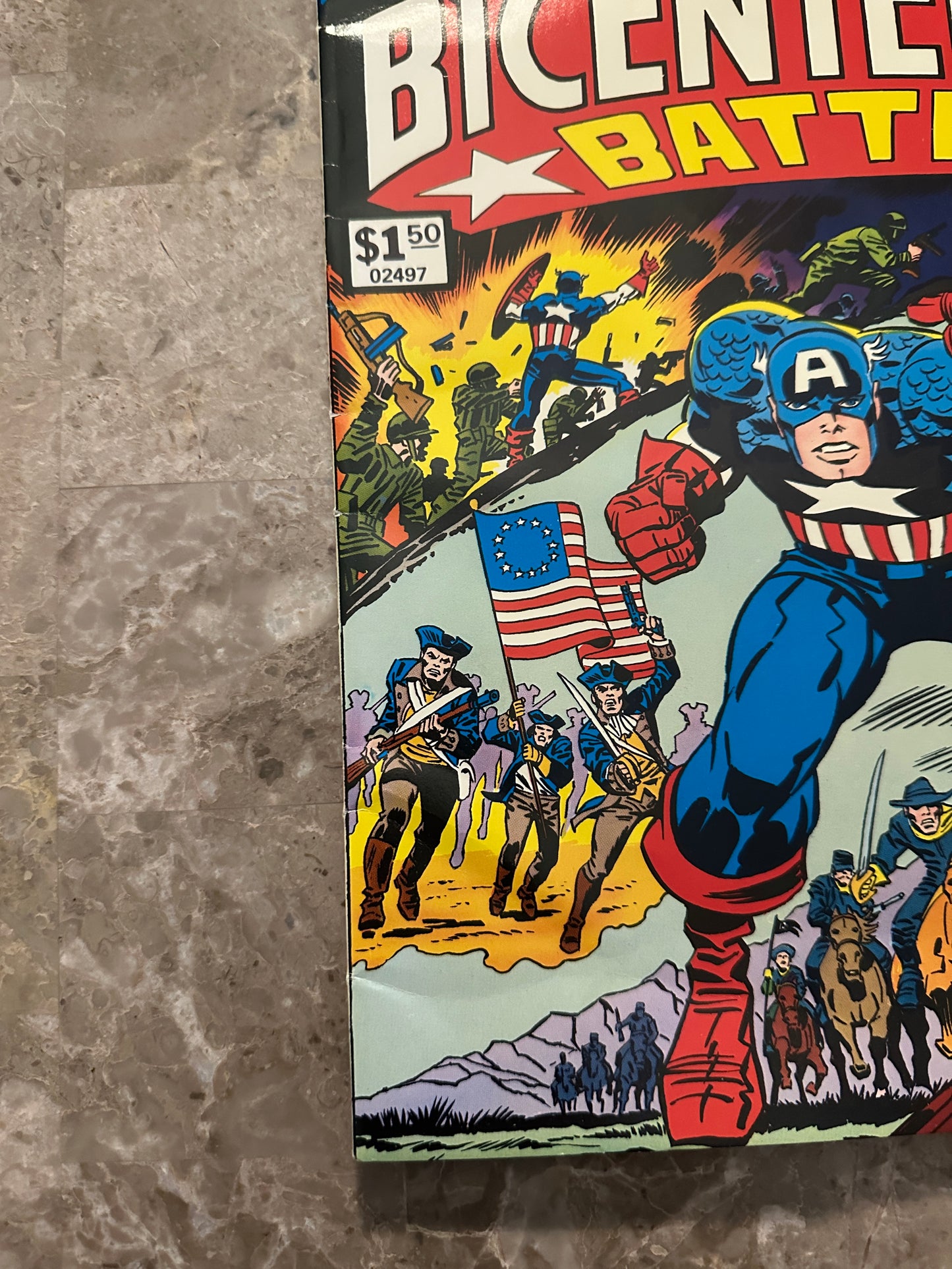 (Copy) Captain America's Bicentennial Battles FN 6.0 (1976 Marvel Treasury) - Unpressed