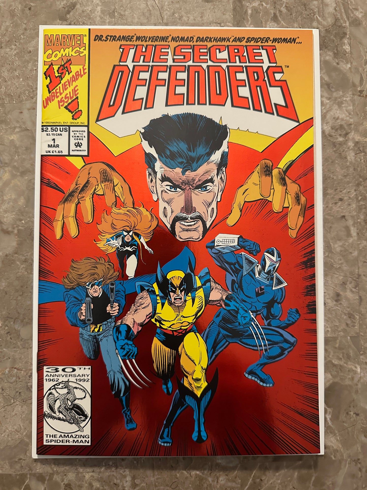 Secret Defenders #1-2 Starter Set High Grade (Marvel Comics 1993)