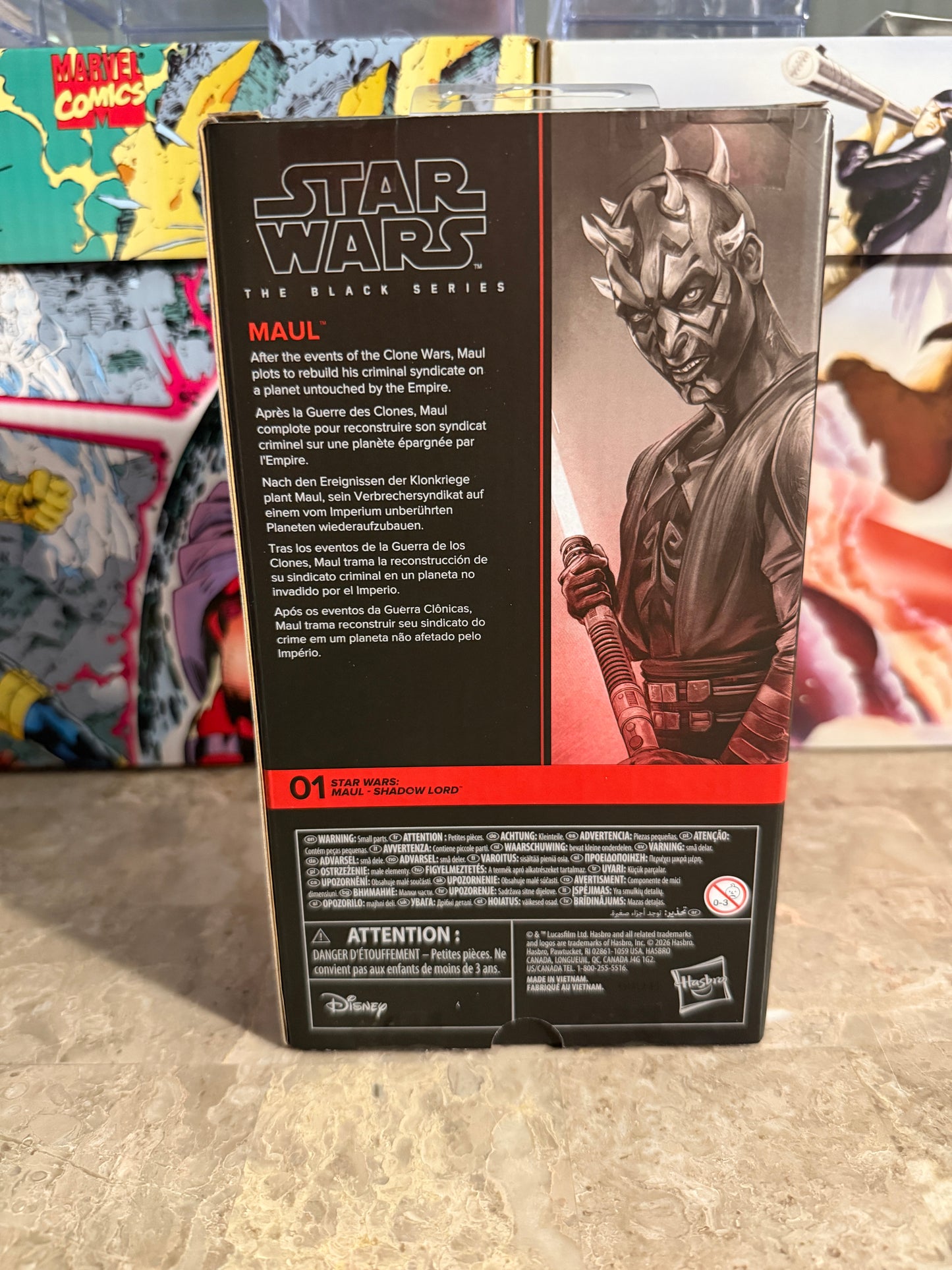Star Wars The Black Series Maul (Shadow Lord) 6-Inch Action Figure (#01)