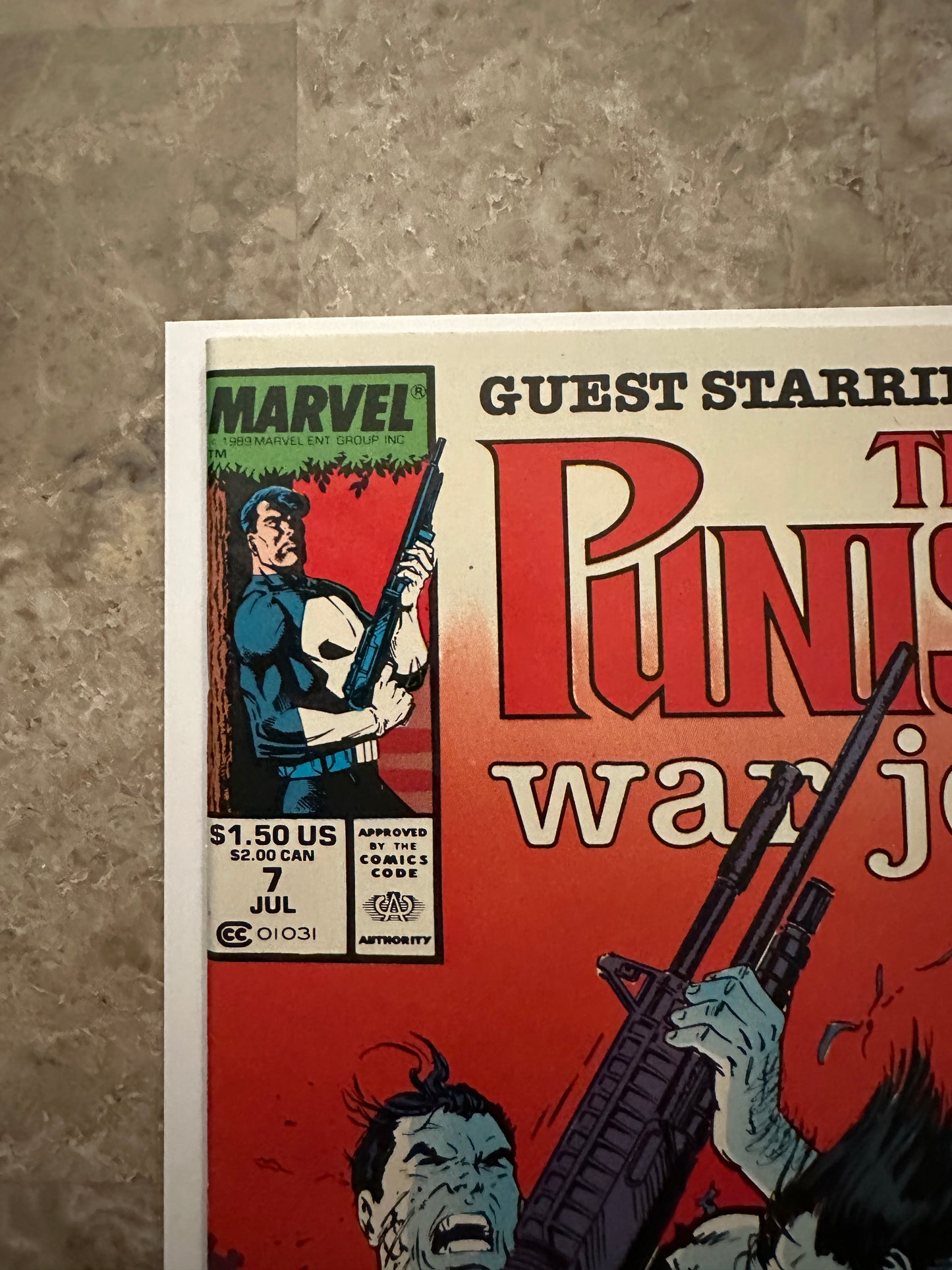 Punisher War Journal #7 NM 9.4 (1989 Marvel)