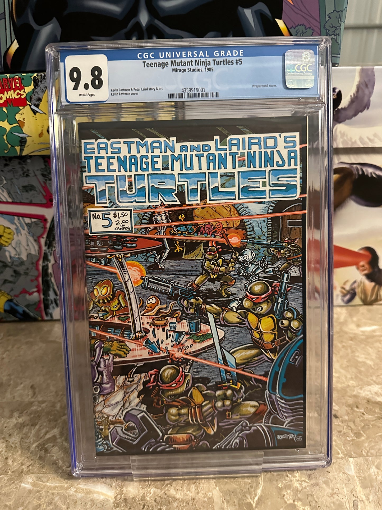 Teenage Mutant Ninja Turtles #5 CGC 9.8 WP (1985 Mirage)