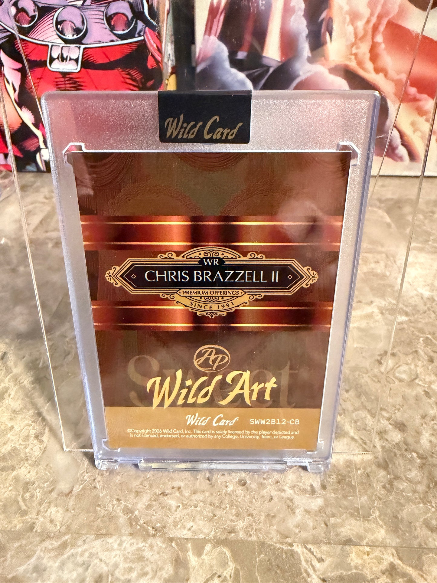 Chris Brazzell II 2026 Wild Card Wild Art 1/1
