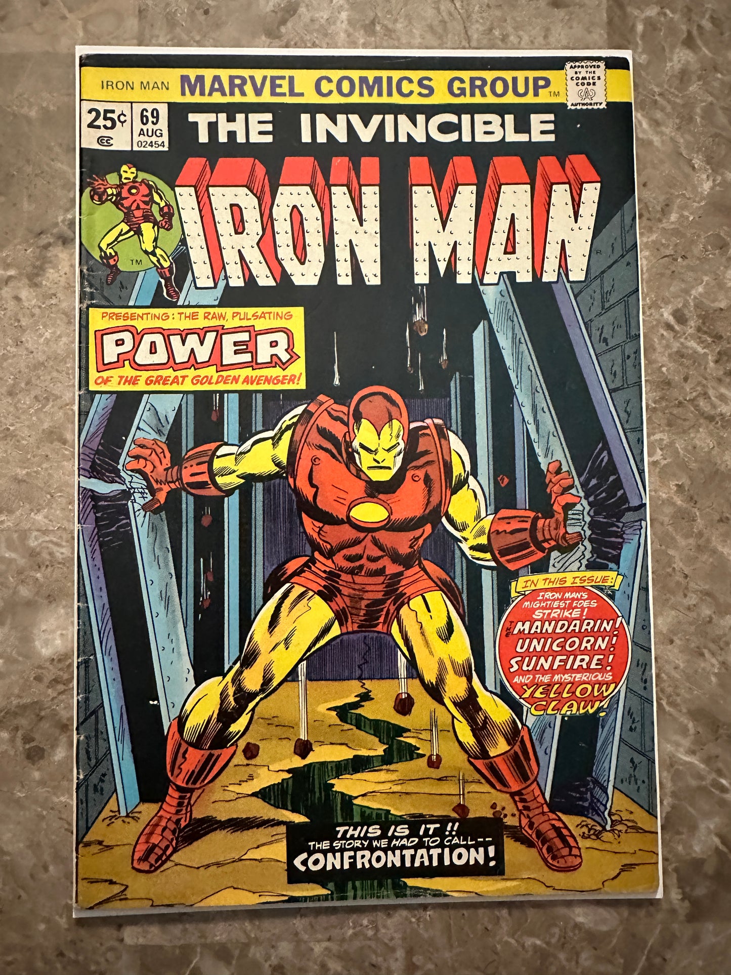 Iron Man #69 VG+ 4.5 (1974 Marvel Comics) - Nice copy for grade