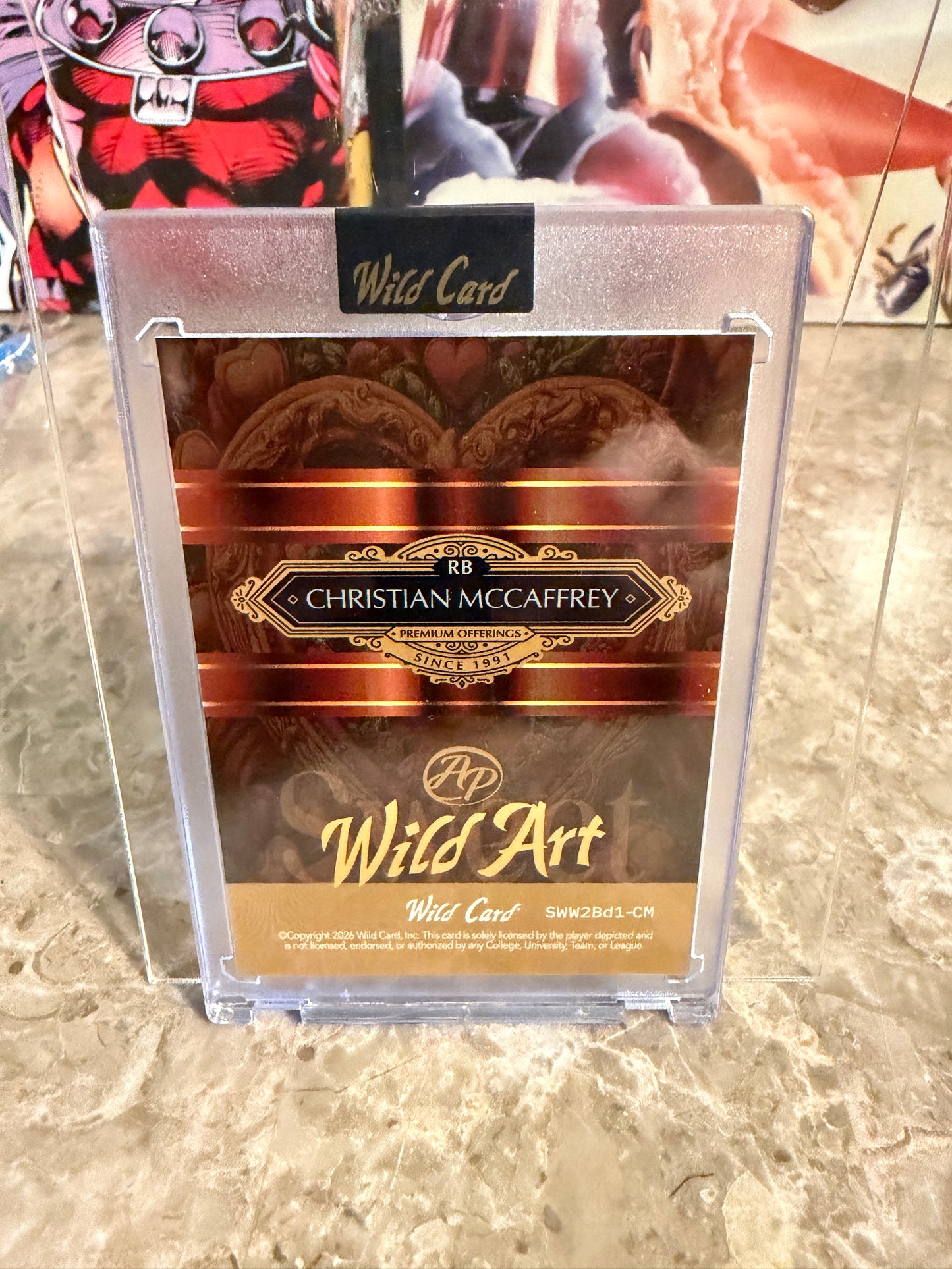 Christian McCaffrey 2026 Wild Card Wild Art 1/1