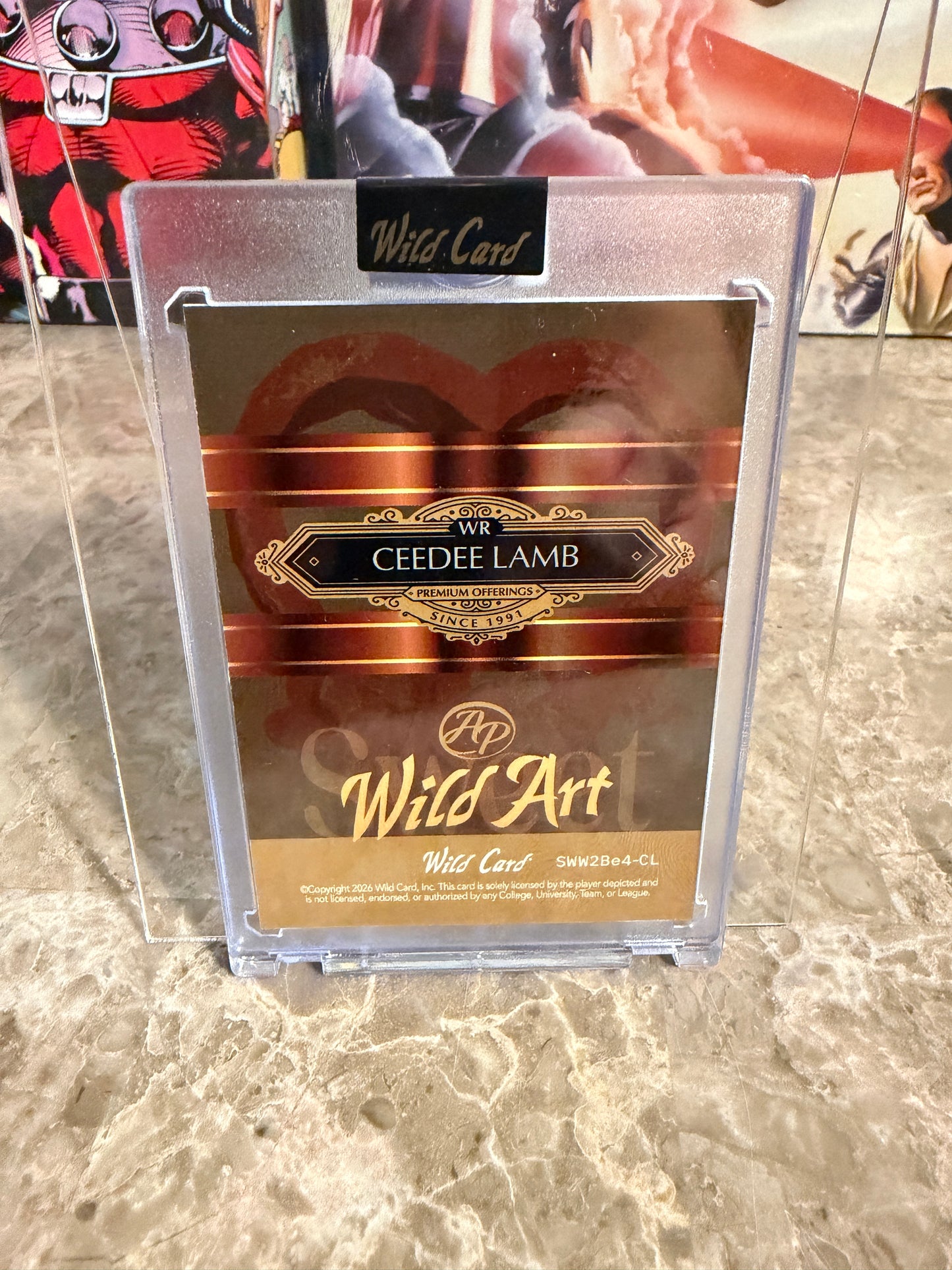 Ceedee Lamb 2026 Wild Card Wild Art 1/1