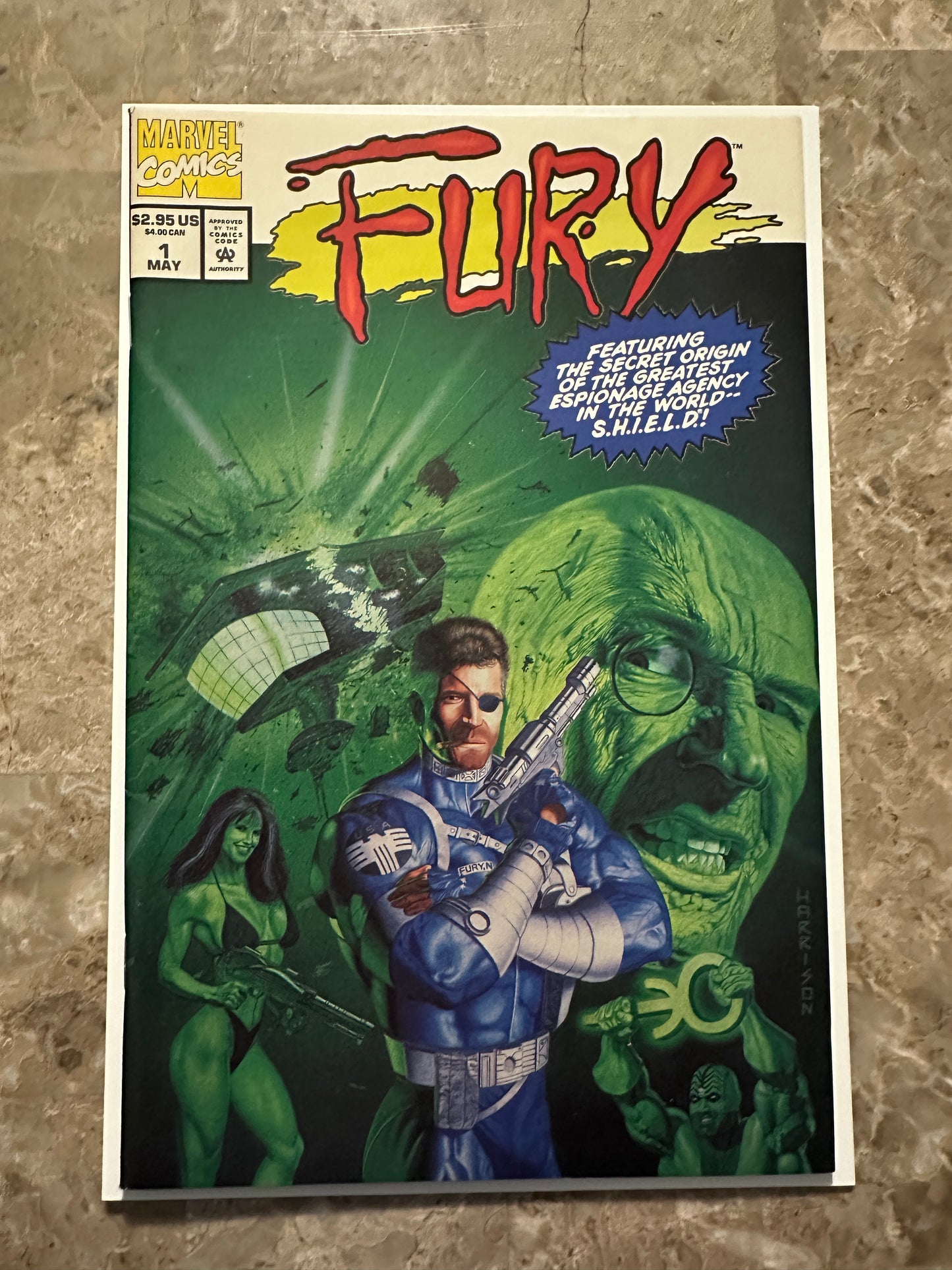 Fury #1 + Fury of S.H.I.E.L.D #1 High Grade (Marvel 1994)