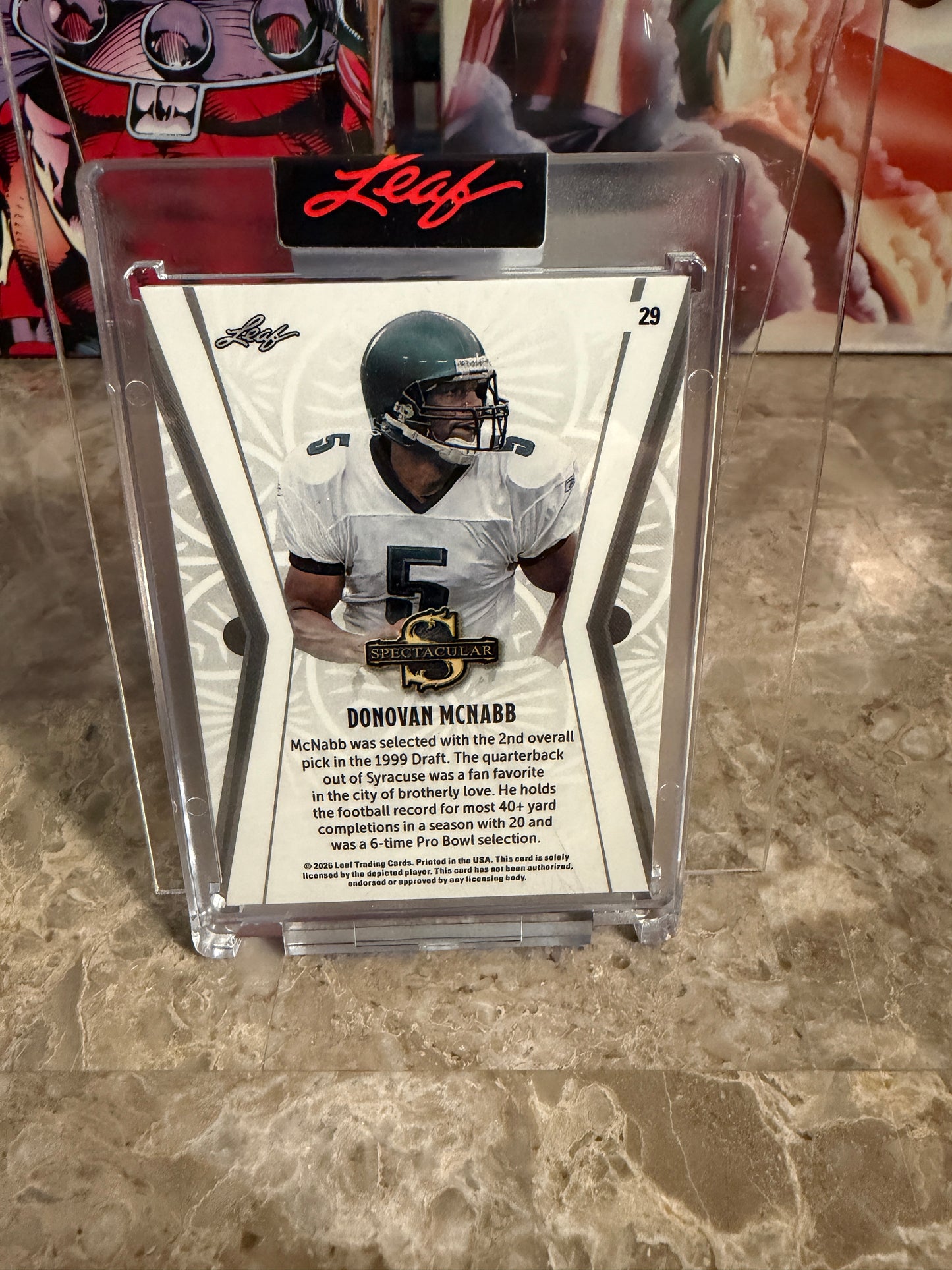 2026 Leaf Spectacular Football Base Donovan McNabb Purple /6