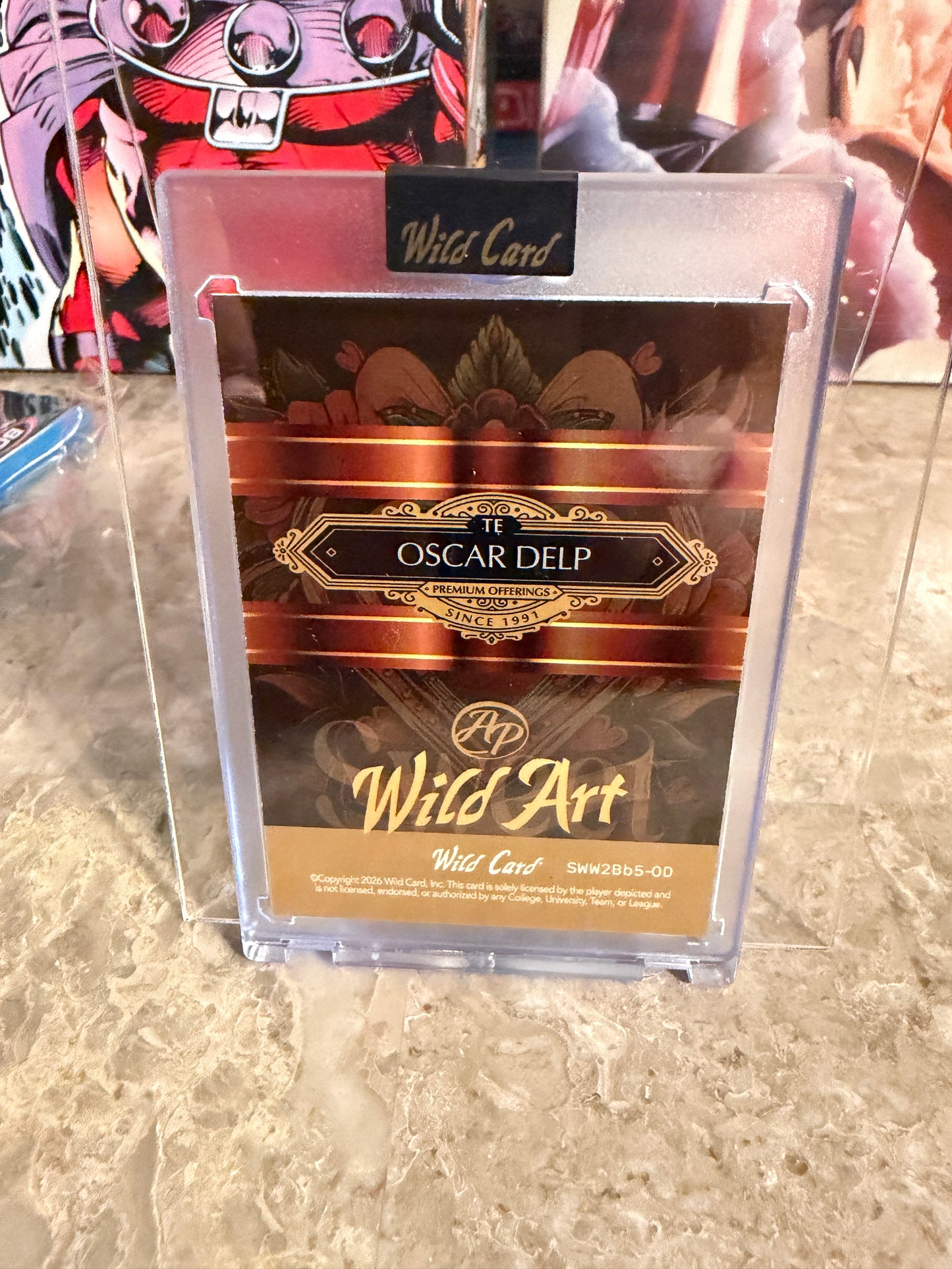 Oscar Delp 2026 Wild Card Wild Art 1/1