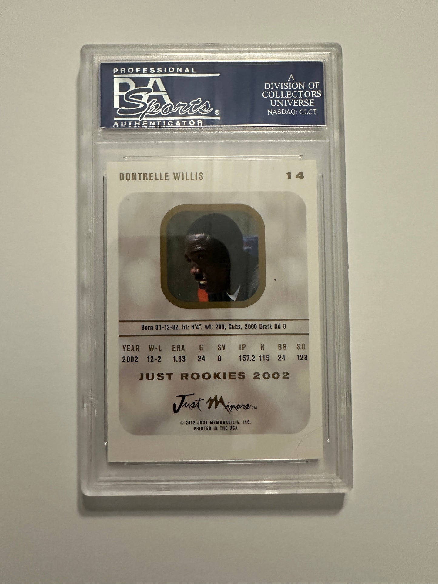 Dontrelle Willis #14 PSA Graded Mint 9 (2002 Just Rookies)