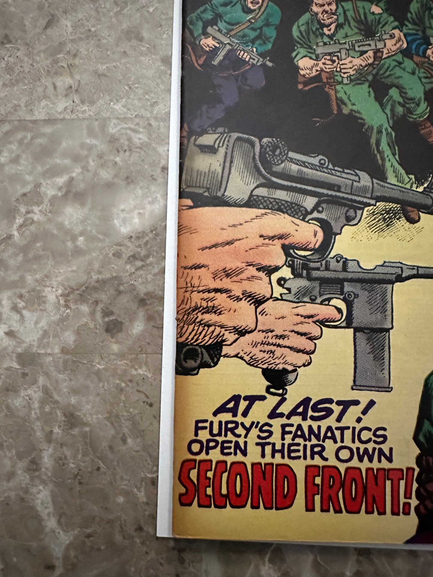Sgt Fury #58 FN- 5.5 (Marvel Comics 1968) - Higher Grade with tanning