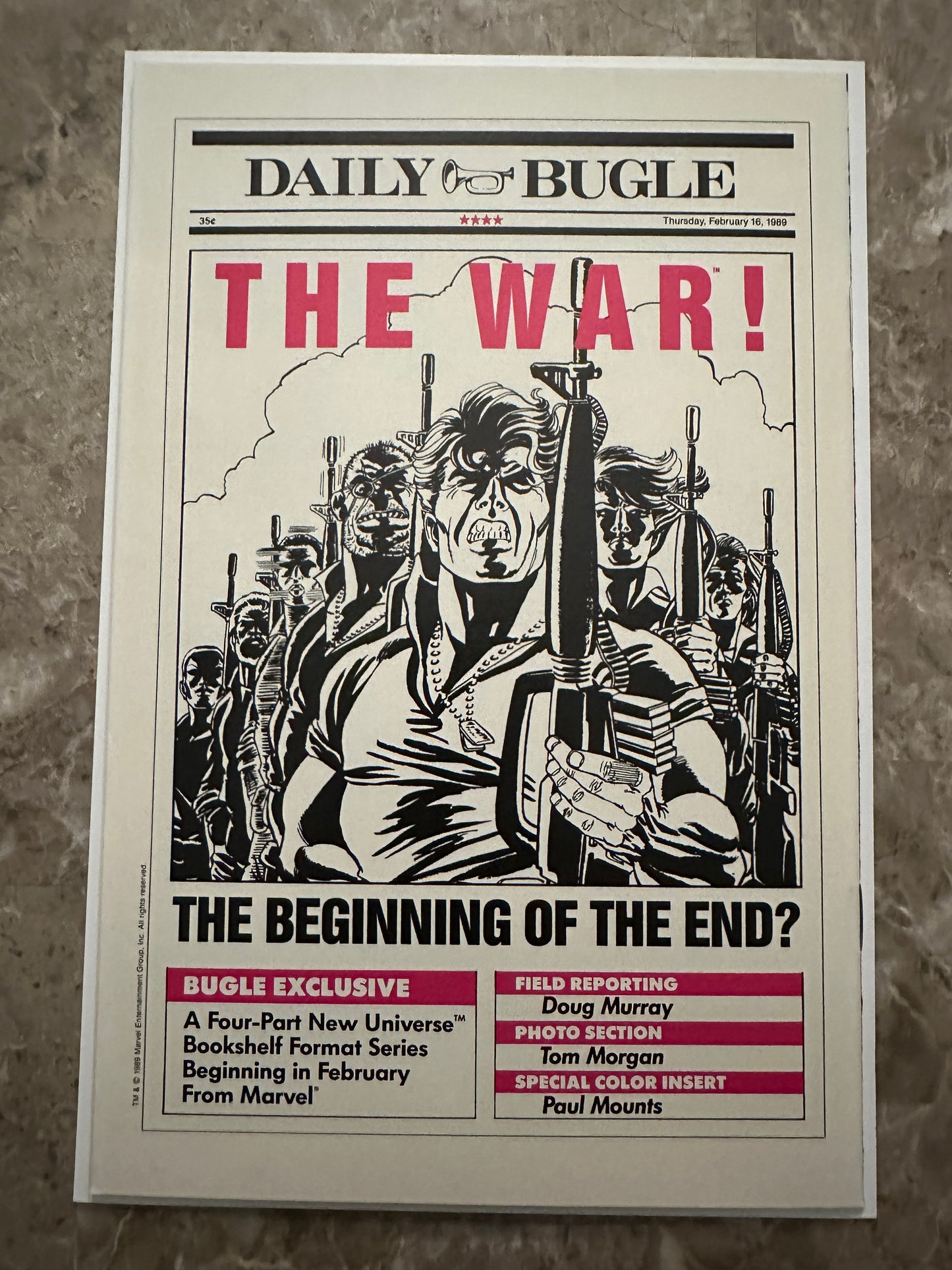 Punisher War Journal #6 NM 9.4 (1989 Marvel)