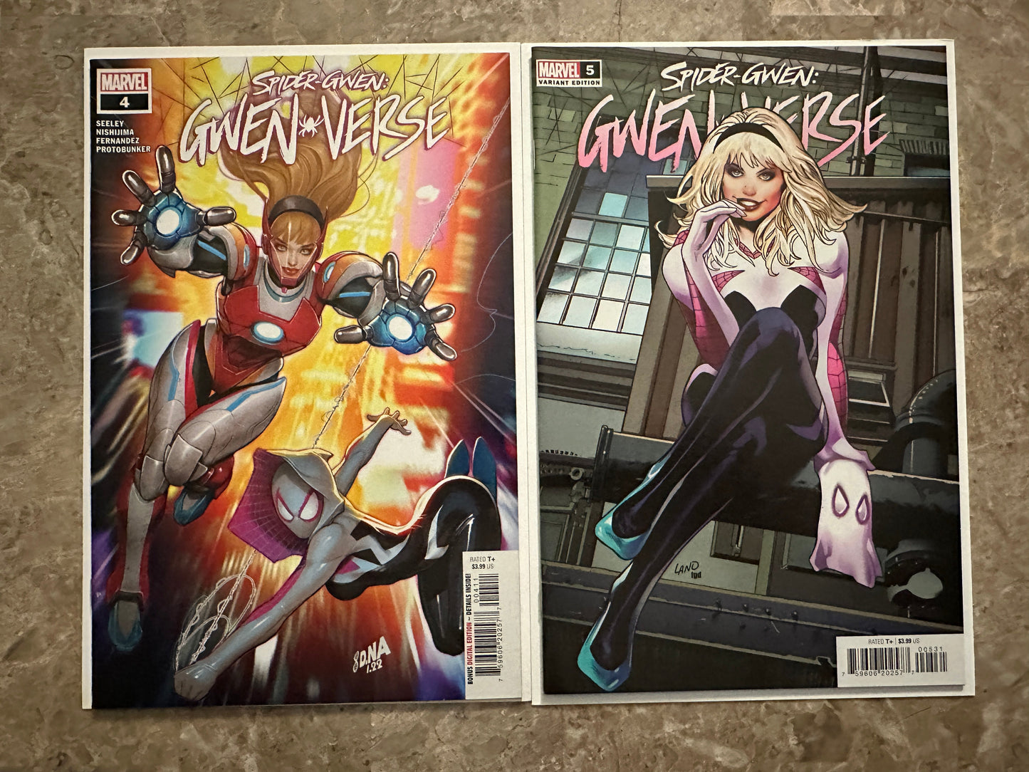 Spider-Gwen: Gwenverse #1-5 Full Set High Grade (2022) - 2 #1s