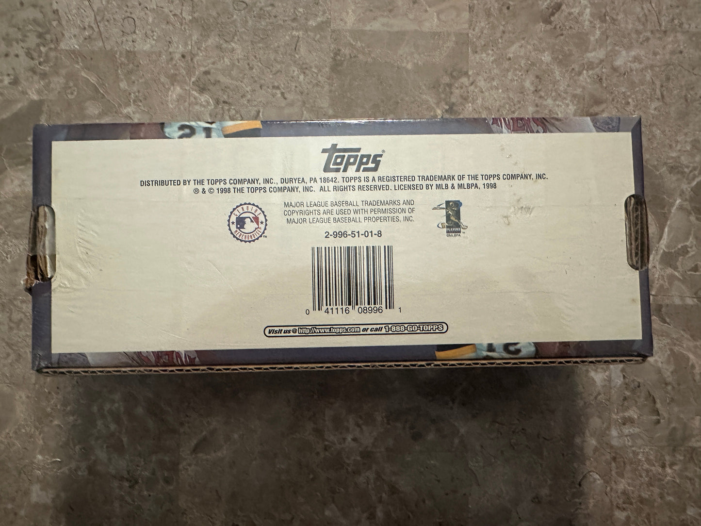 1998 Topps Baseball Complete Set Series 1 and 2 Factory Sealed