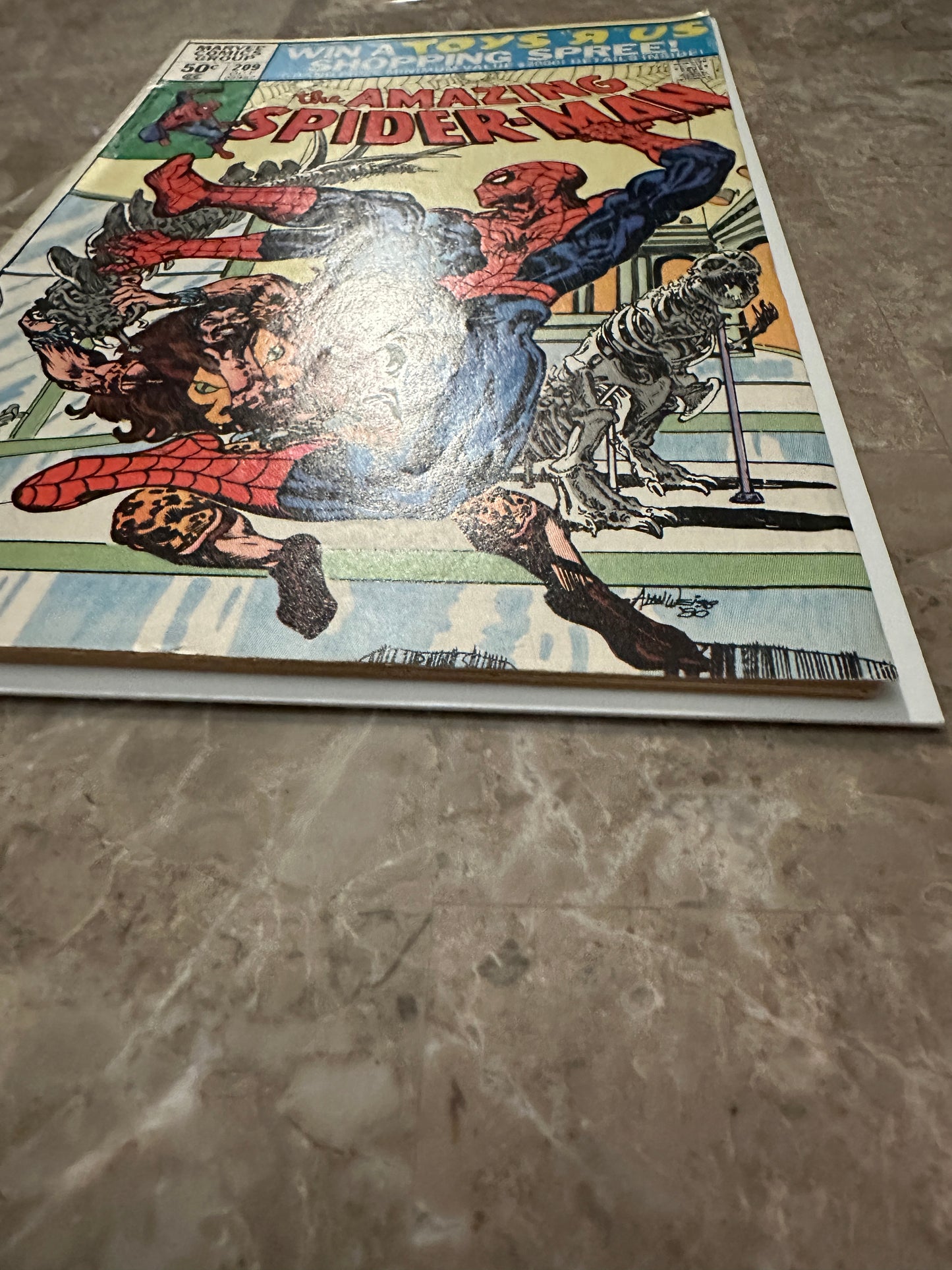 Amazing Spider-Man #209 Newsstand FN- 5.5 (1980 Marvel)