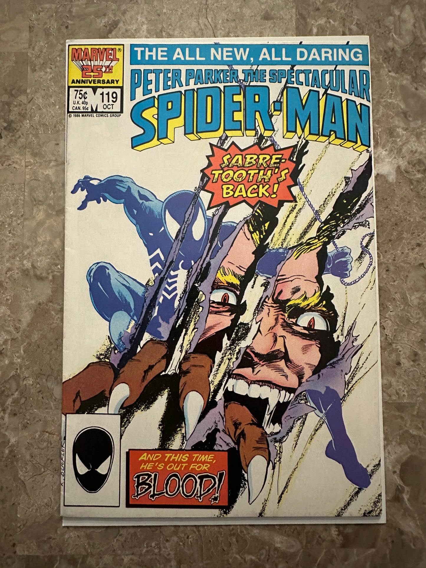 Spectacular Spider-Man #119 FN/VF 7.0 (1986 Marvel)
