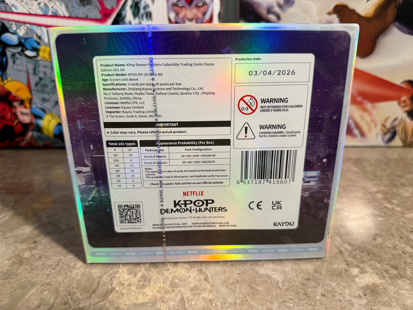 ⚔️ K-Pop Demon Hunters: Classic 001 – Booster Display Box (Wave 1)