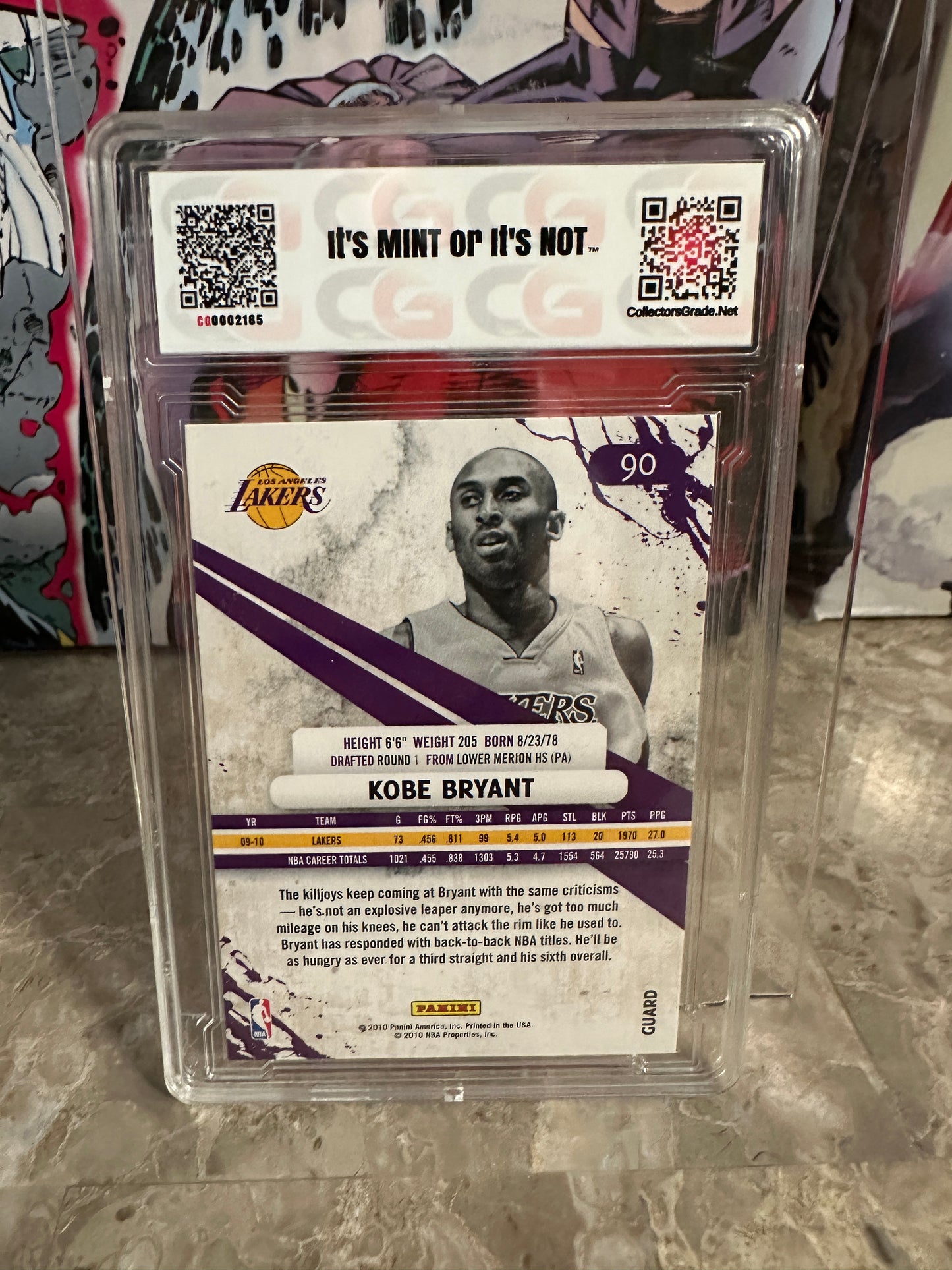 Kobe Bryant #90 CG 9.5 Mint+ (2010-11 Panini Rookies & Stars)