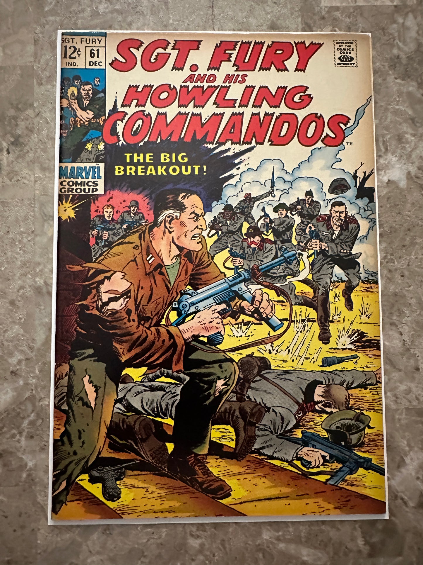 Sgt Fury #61 FN- 5.5 (Marvel Comics 1968)