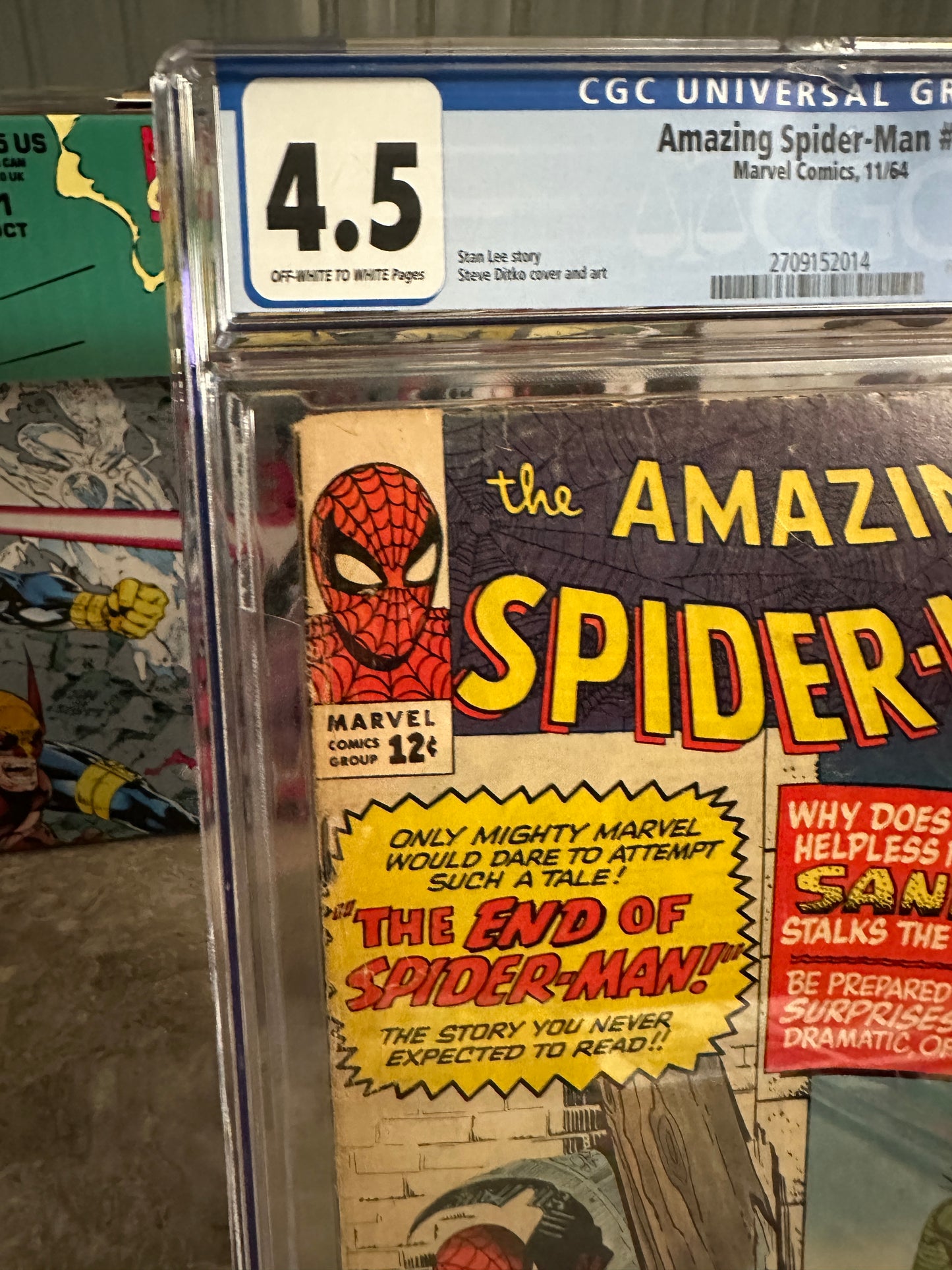 Amazing Spider-Man #18 CGC 4.5 (1969 Marvel) - Cracked Case