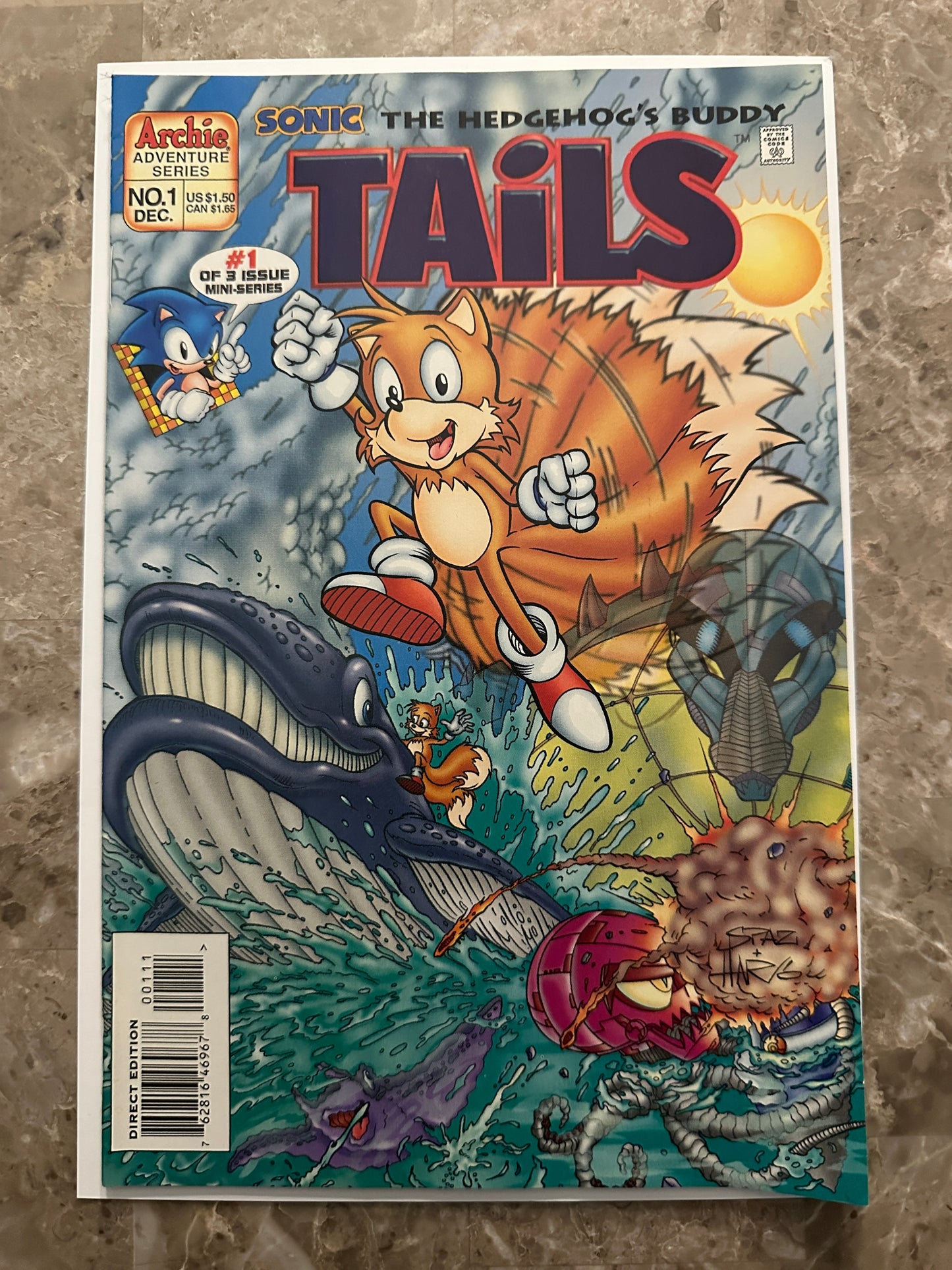 Tails #1-3 Full Set Mid to High Grade (Archie 1995)
