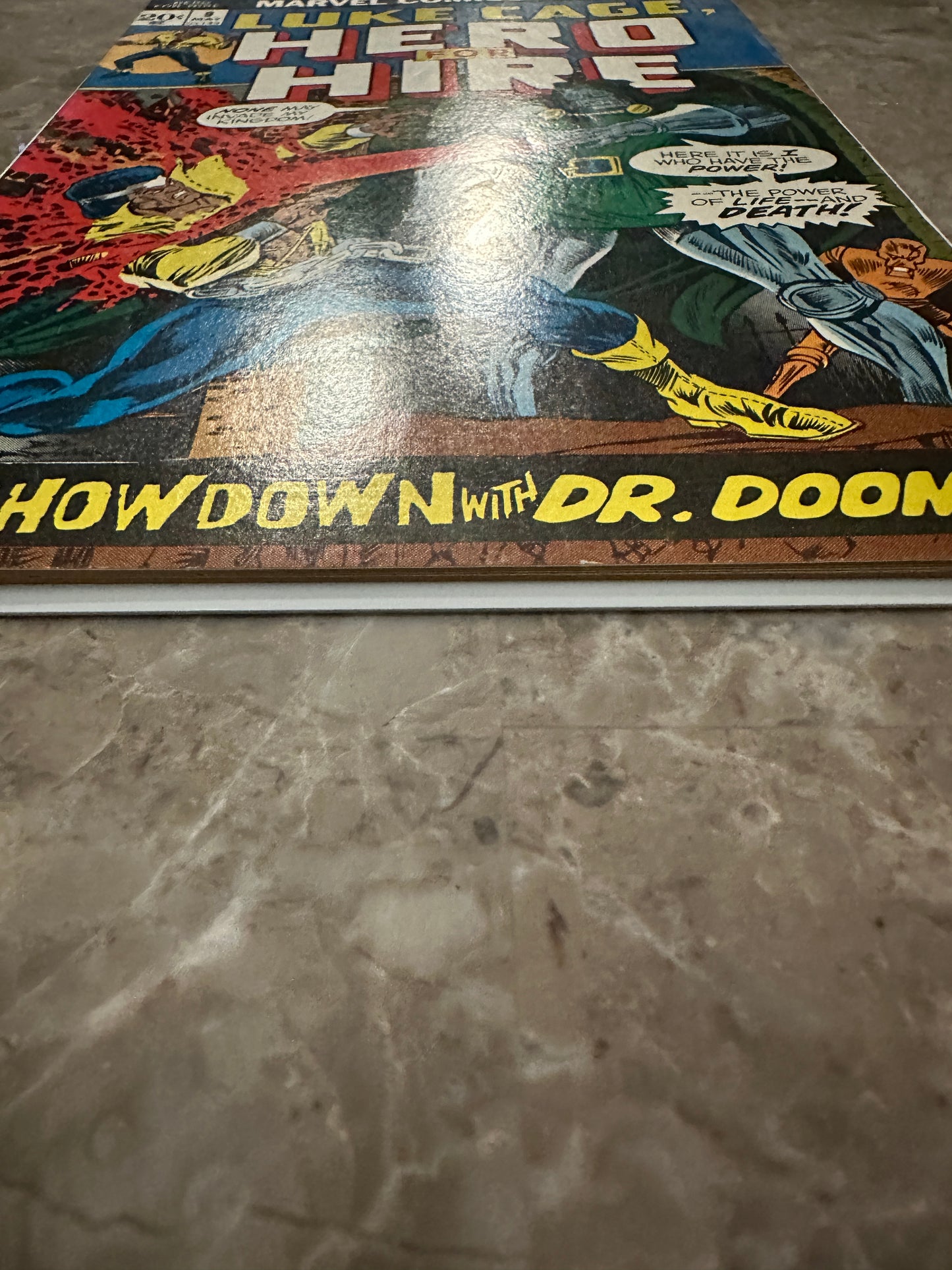 Hero for Hire #9 High Grade VF 8.0 (Marvel Comics 1973) - Doom cover