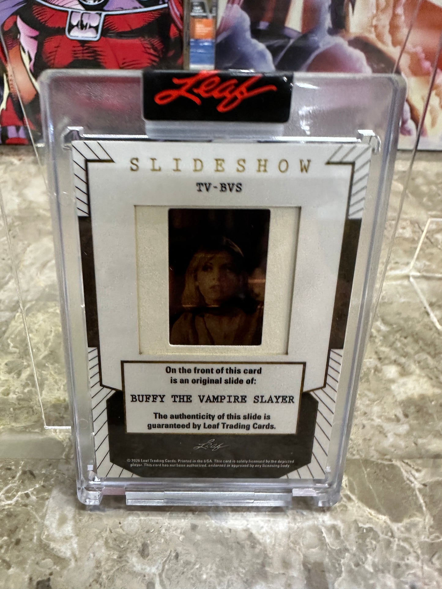 2026 Leaf Slideshow BUFFY THE VAMPIRE SLAYER Sarah Michelle Gellar PROMO Slide