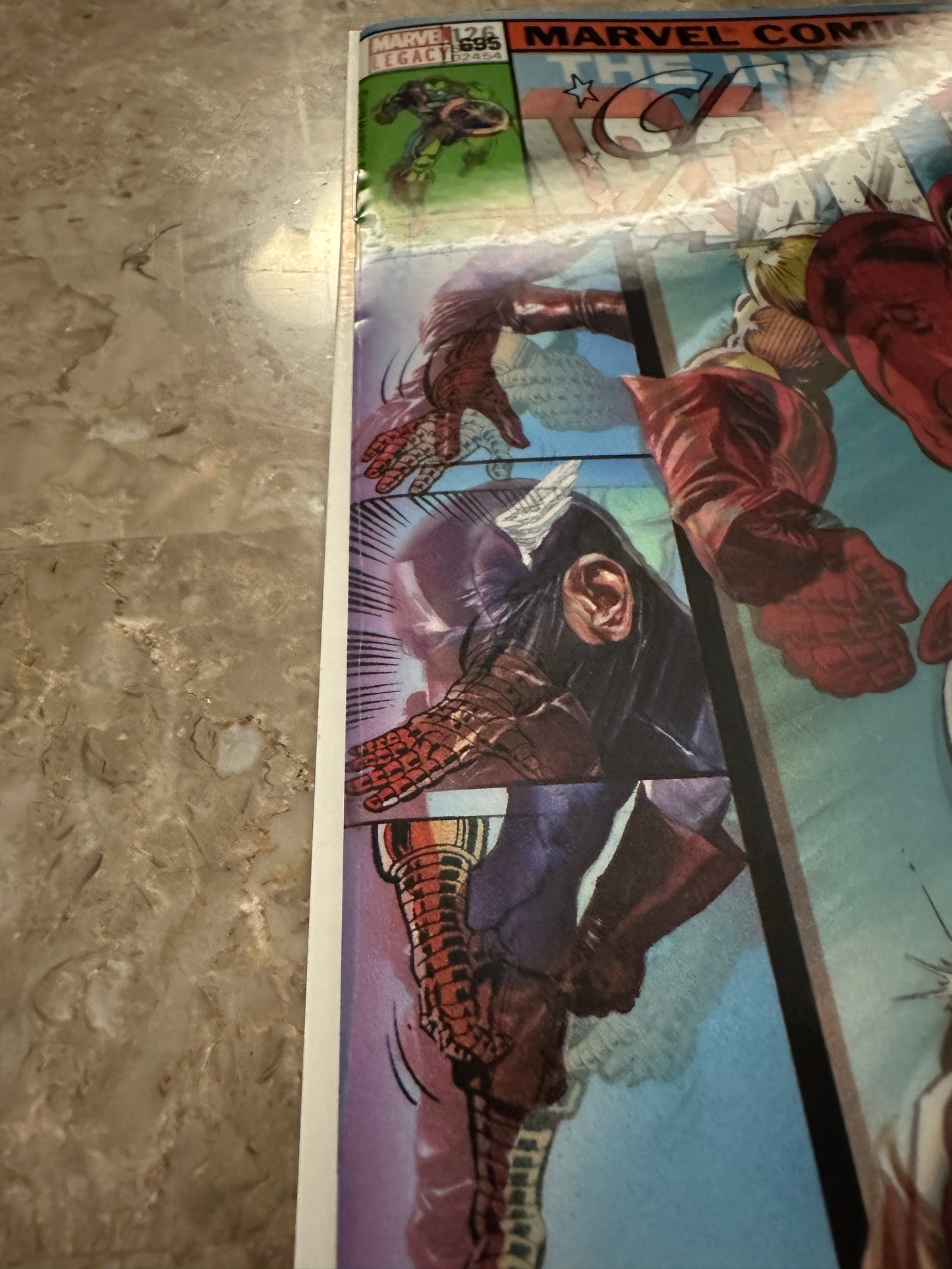 Captain America #695 Lenticular Cover (Marvel Comics 2018)