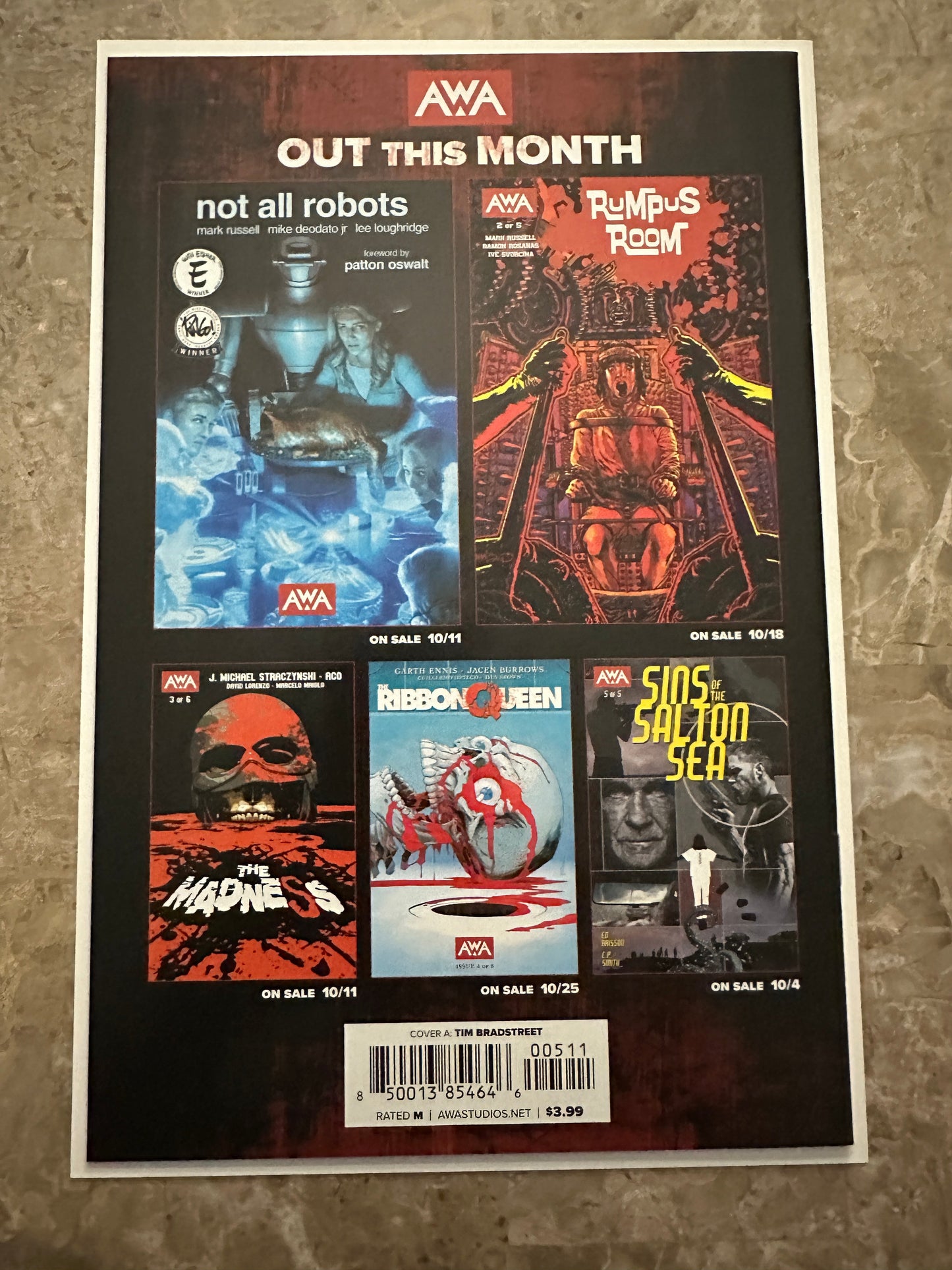 Sins of the Saltan of the Sea #1-5 Full Set (2023 AWA)