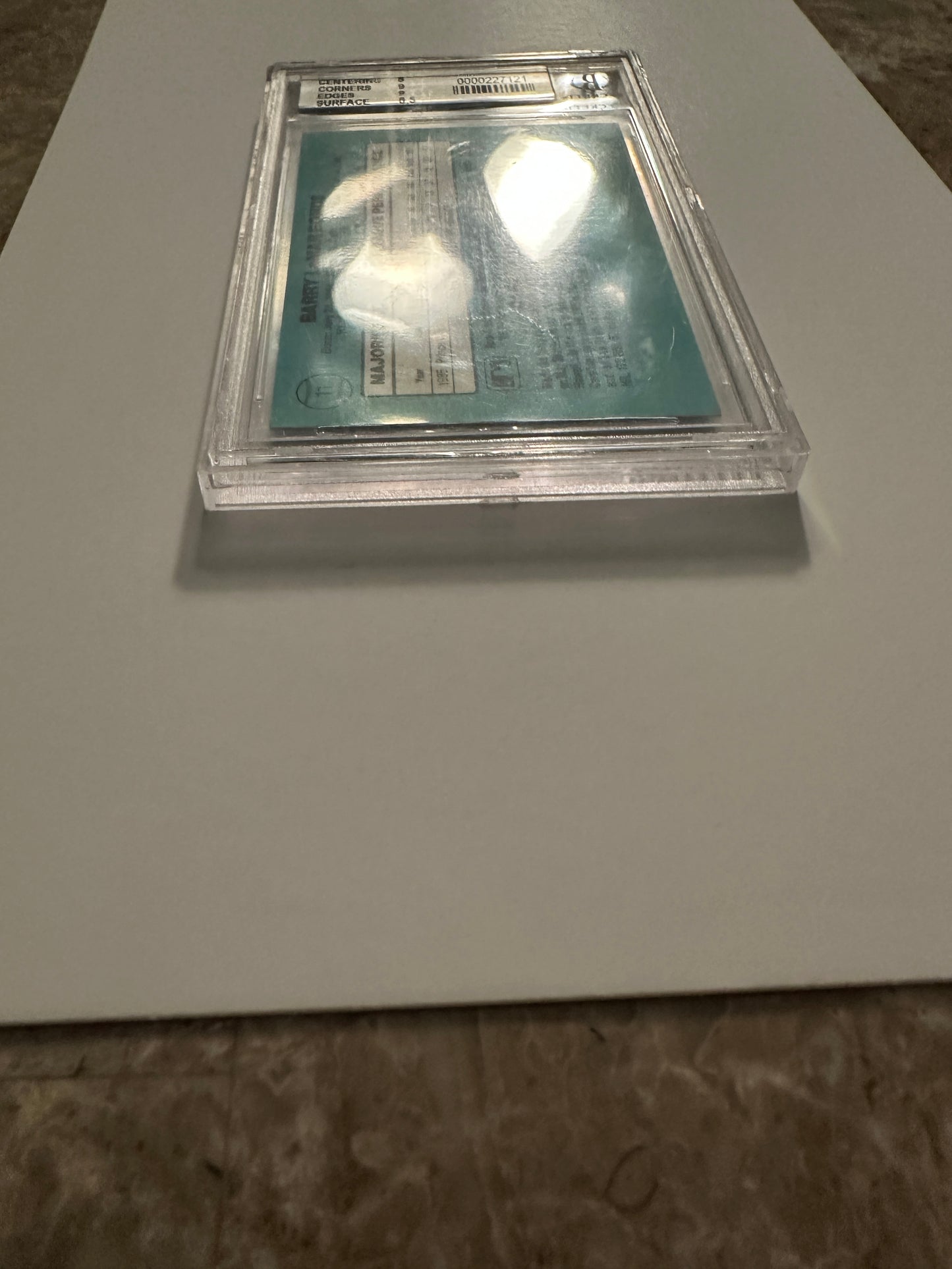 Barry Bonds #11 BVG/PSA Graded NM-MT+ 8.5 (1986 Donruss Rookies)