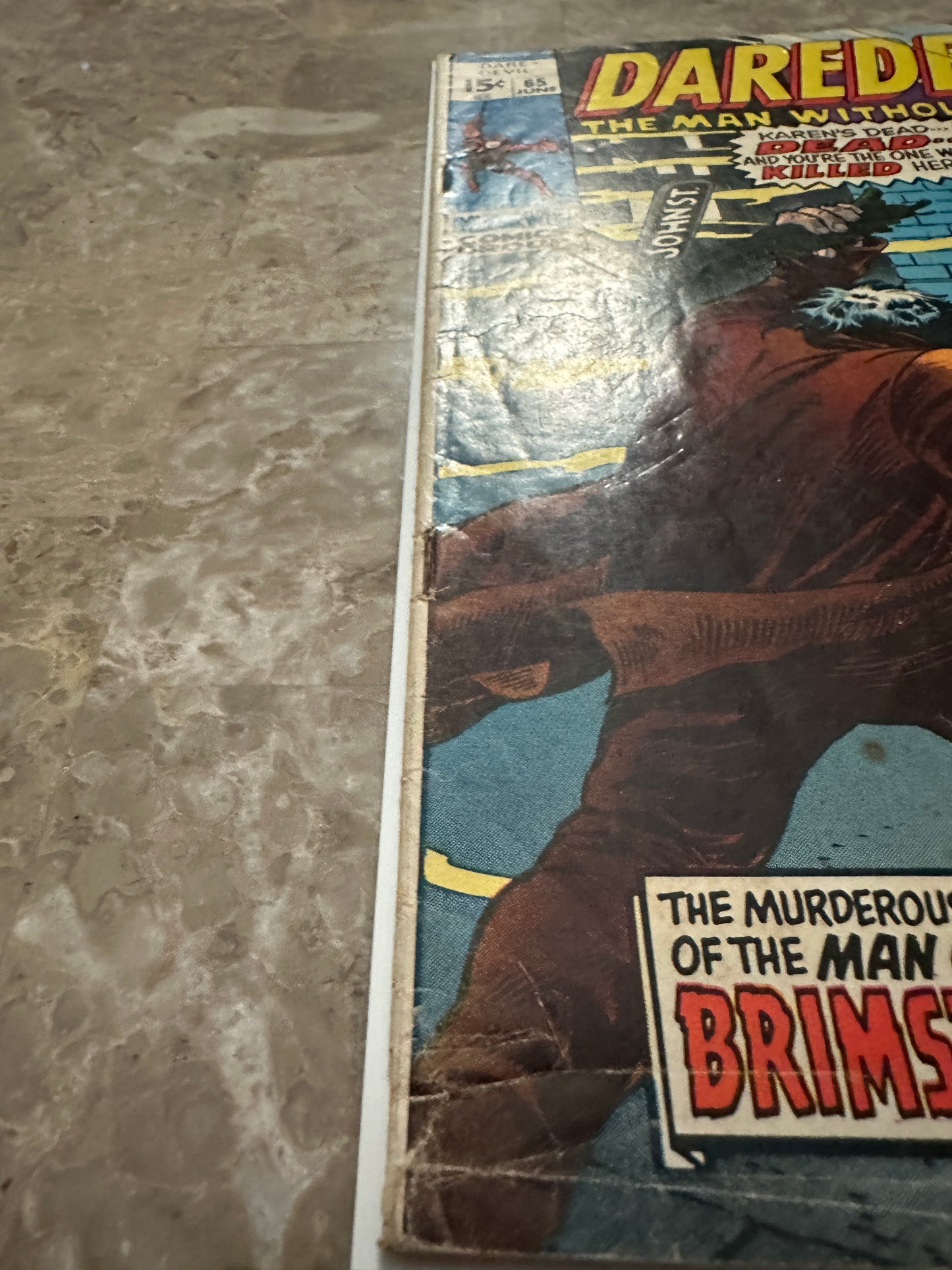 Daredevil #65 VG- 3.5 (1970 Marvel)