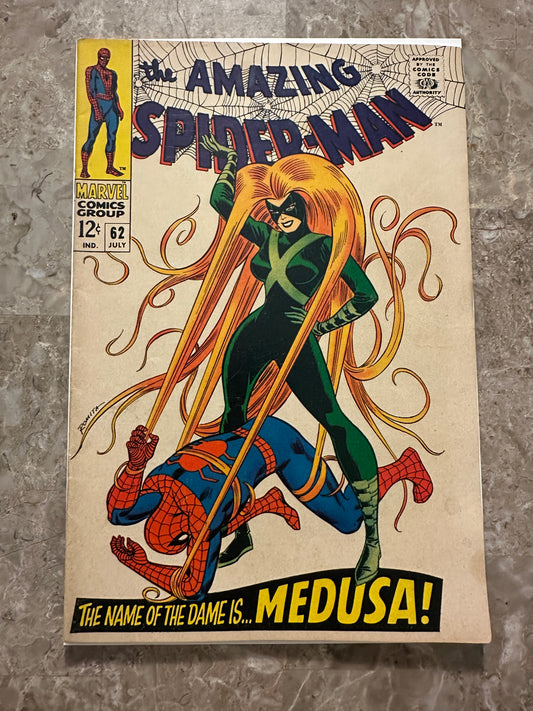 Amazing Spider-Man #62 FN 6.0 (1968 Marvel Comics)