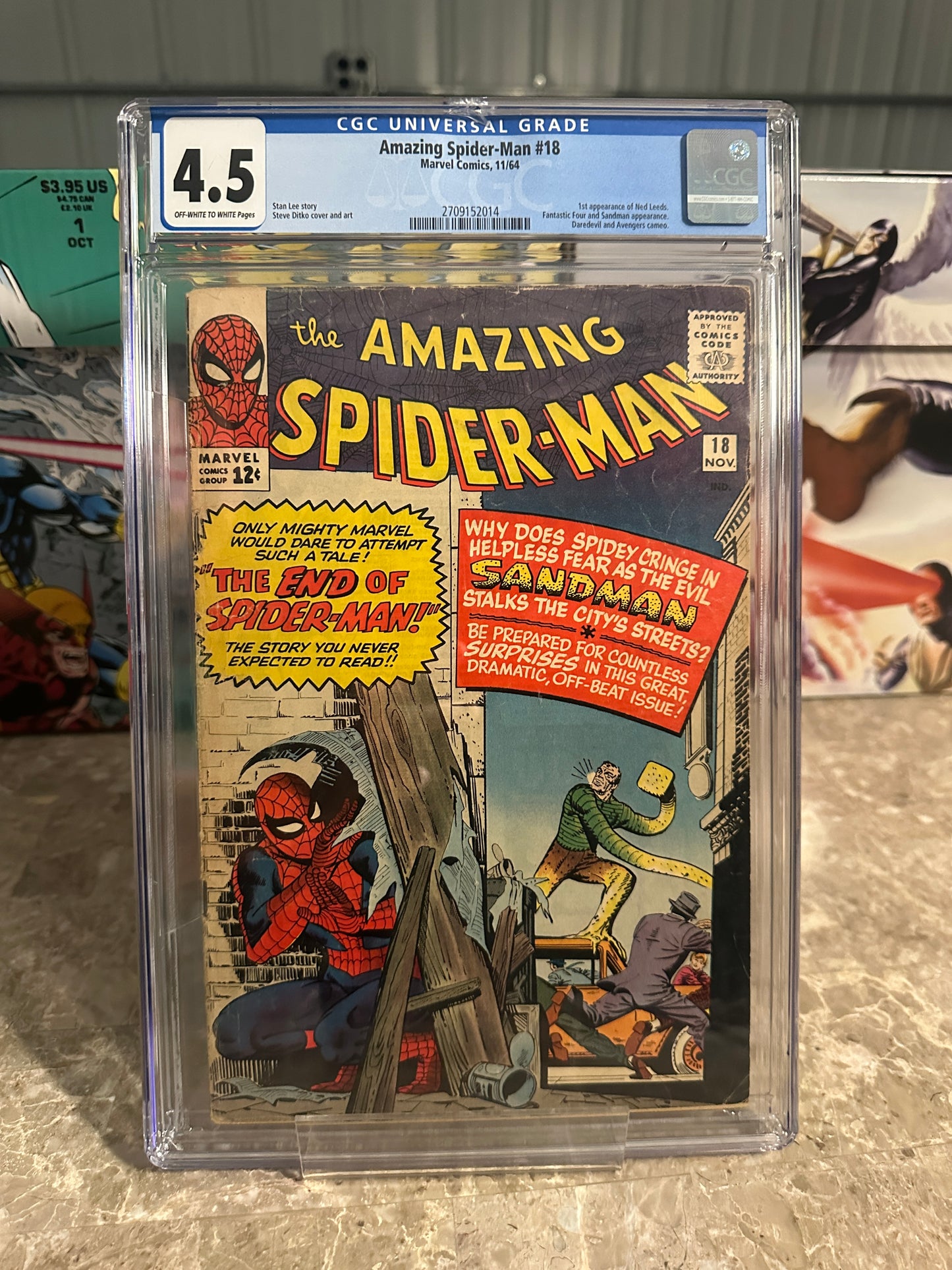 Amazing Spider-Man #18 CGC 4.5 (1969 Marvel) - Cracked Case