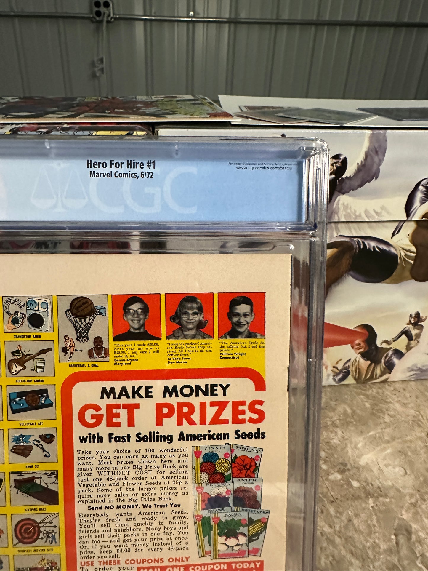 Hero for Hire #1 CGC 8.0 White Pages (1972 Marvel)