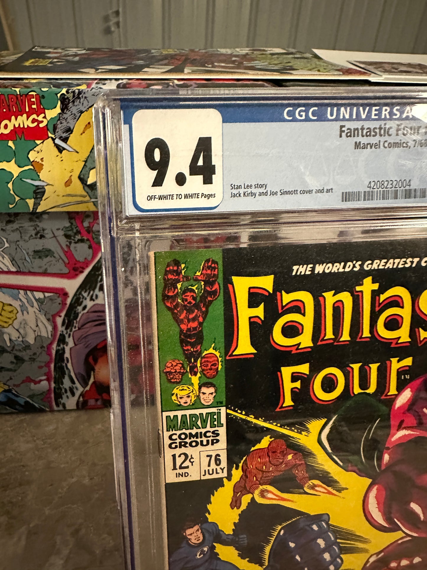 Fantastic Four #76 CGC 9.4 OWTW (1968 Marvel)