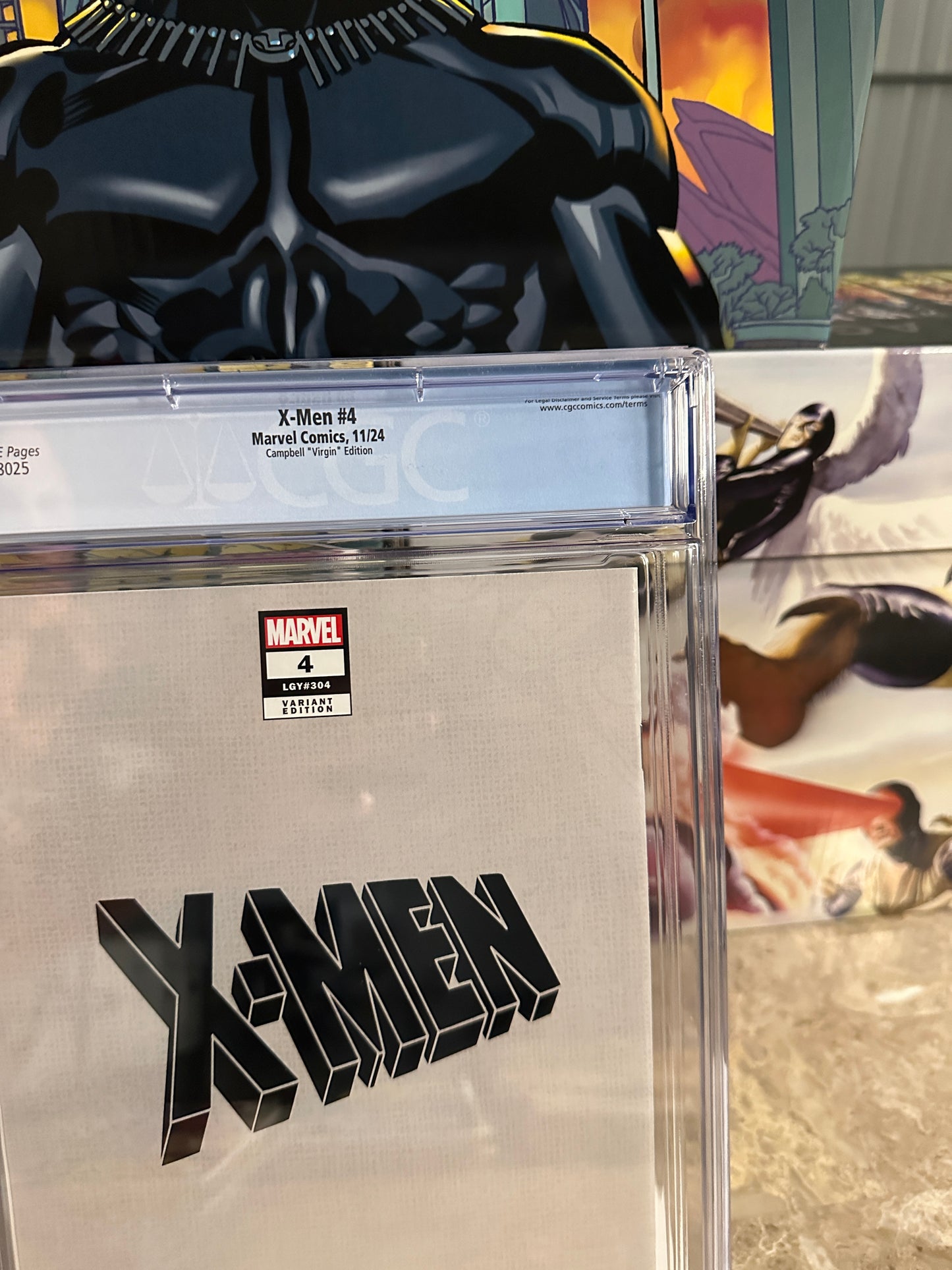 X-Men: #4 CGC 9.8 Campbell Virgin (2024 Marvel) - New Case