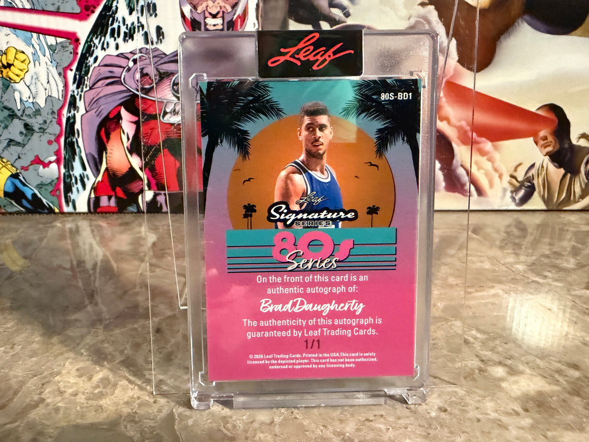 Brad Daugherty 2026 Leaf Signature Series 80s Series Auto 1/1