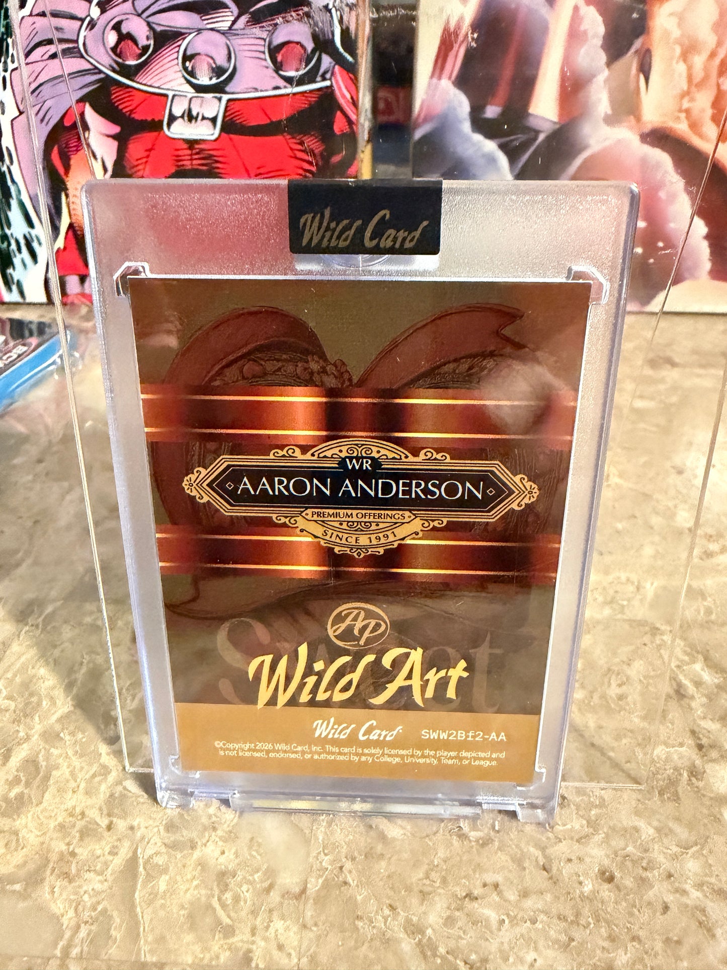 Aaron Anderson 2026 Wild Card Wild Art 1/1