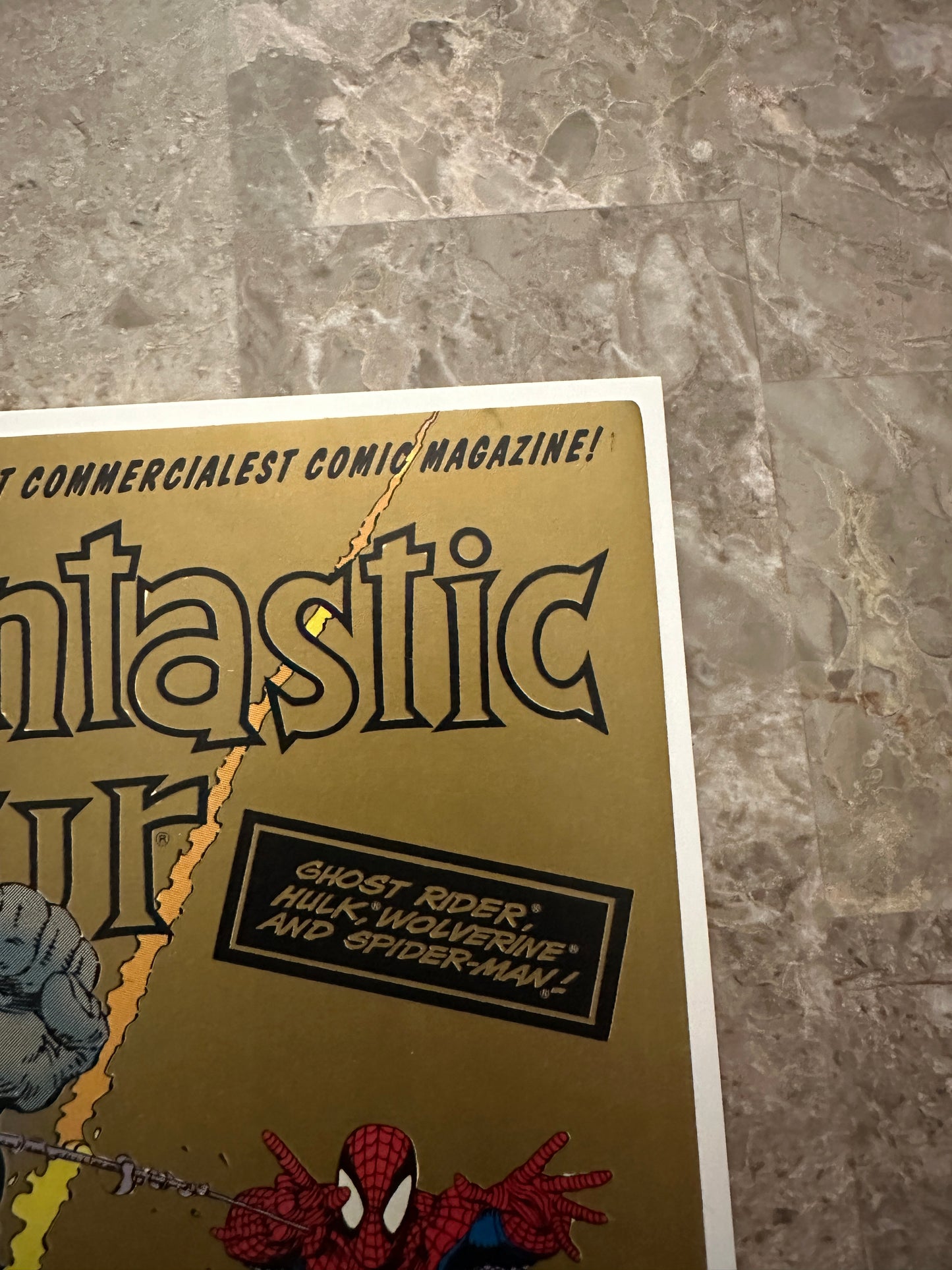 Fantastic Four #348 1st and 2nd Gold Print High Grade (1991 Marvel)