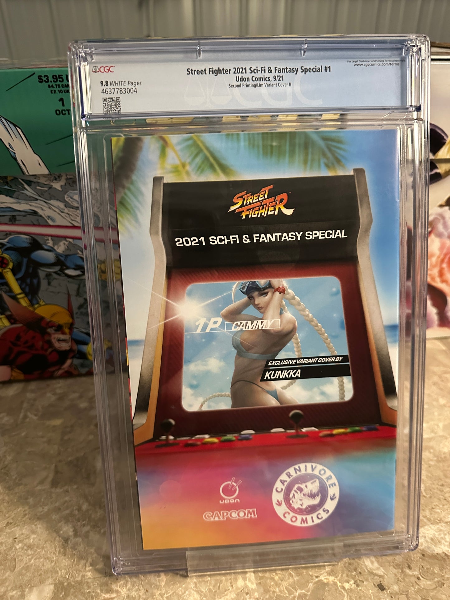 Street Fighter 2021 Sci-Fi & Fantasy Special CGC 9.8 2nd Print Lim (Udon) - New Case