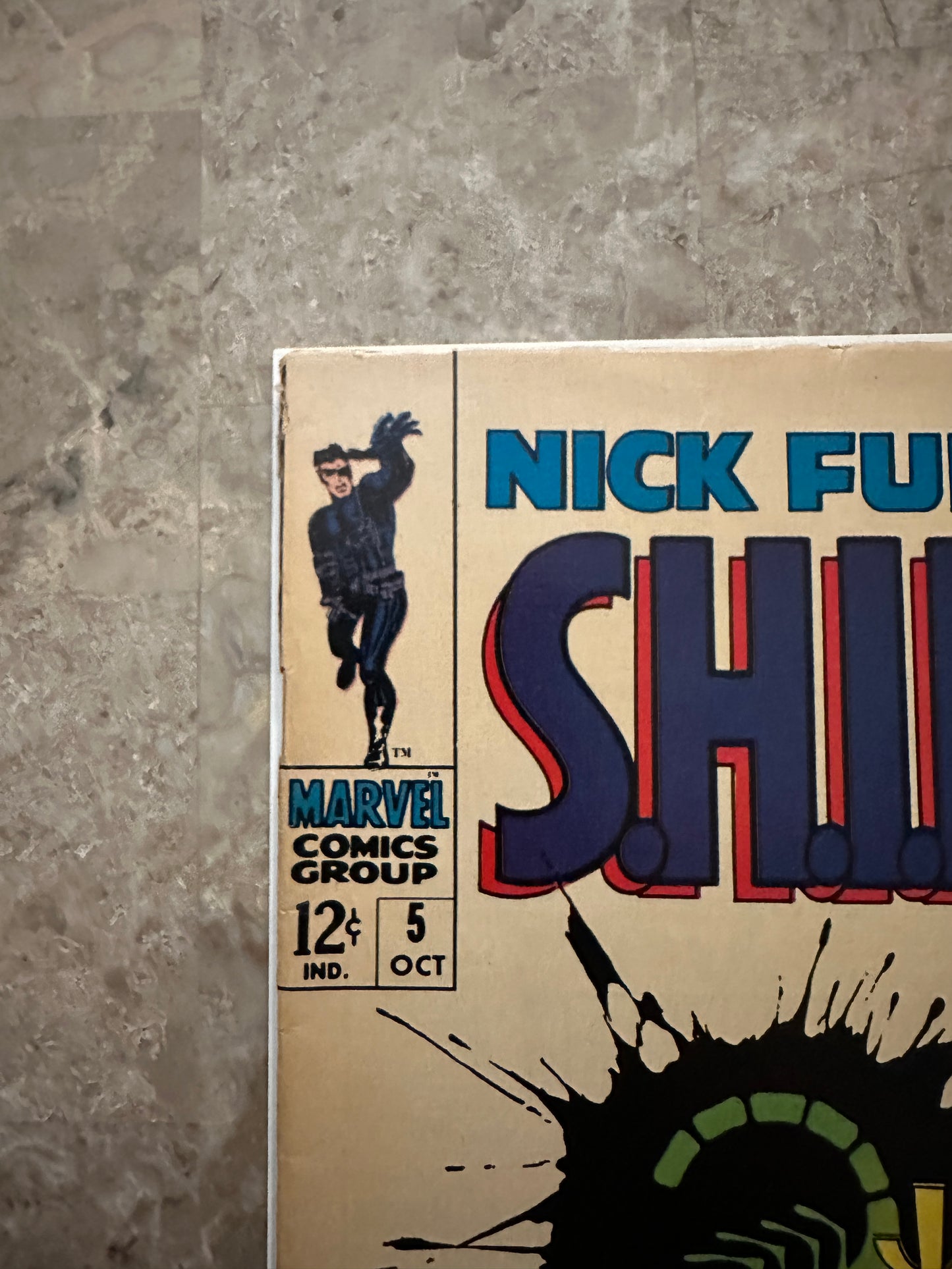 Nick Fury Agent of S.H.I.E.L.D #5 FN+ 6.5 (1968 Marvel) - Beautiful cope for grade